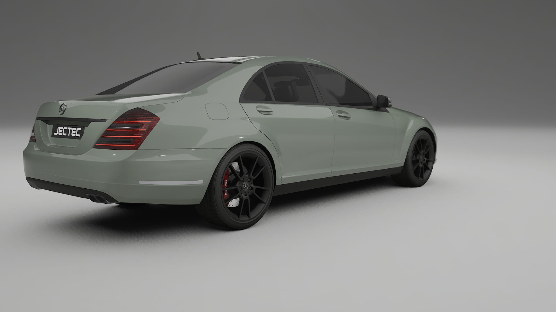 Mercedes S-class W221 facelift LCI TPU Paint Protection Film | SLATE Color Change PPF Full Pre-Cut Kit