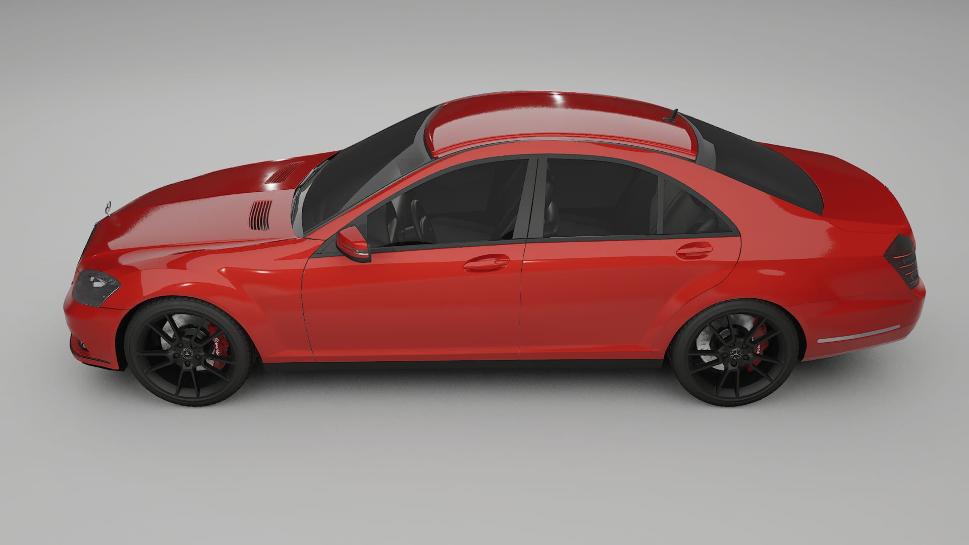 Mercedes S-class W221 facelift LCI TPU Paint Protection Film | BLAZE Color Change PPF Full Pre-Cut Kit