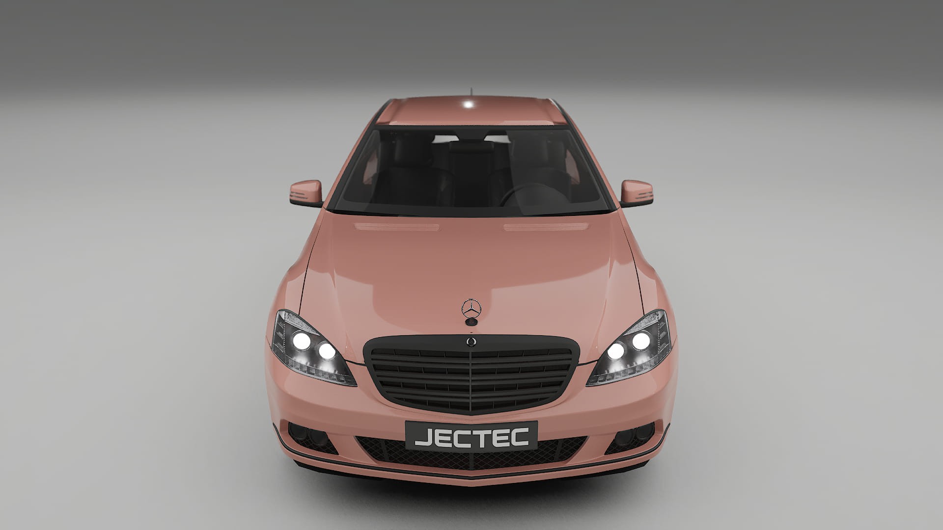 Mercedes S-class W221 facelift LCI TPU Paint Protection Film | BLUSH Color Change PPF Full Pre-Cut Kit