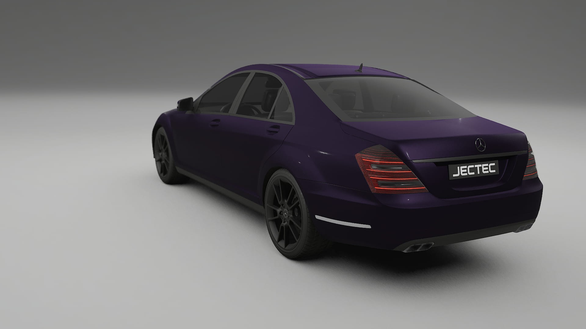 Mercedes S-class W221 facelift LCI TPU Paint Protection Film | VIOLET Color Change PPF Full Pre-Cut Kit