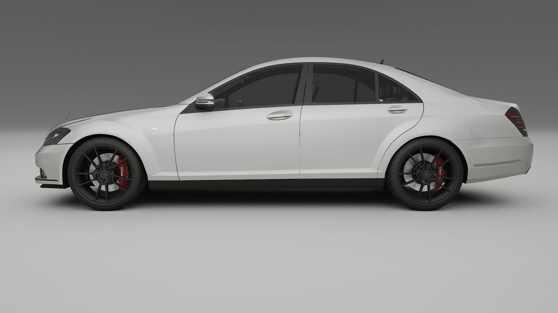 Mercedes S-class W221 facelift LCI TPU Paint Protection Film | PEARL Color Change PPF Full Pre-Cut Kit