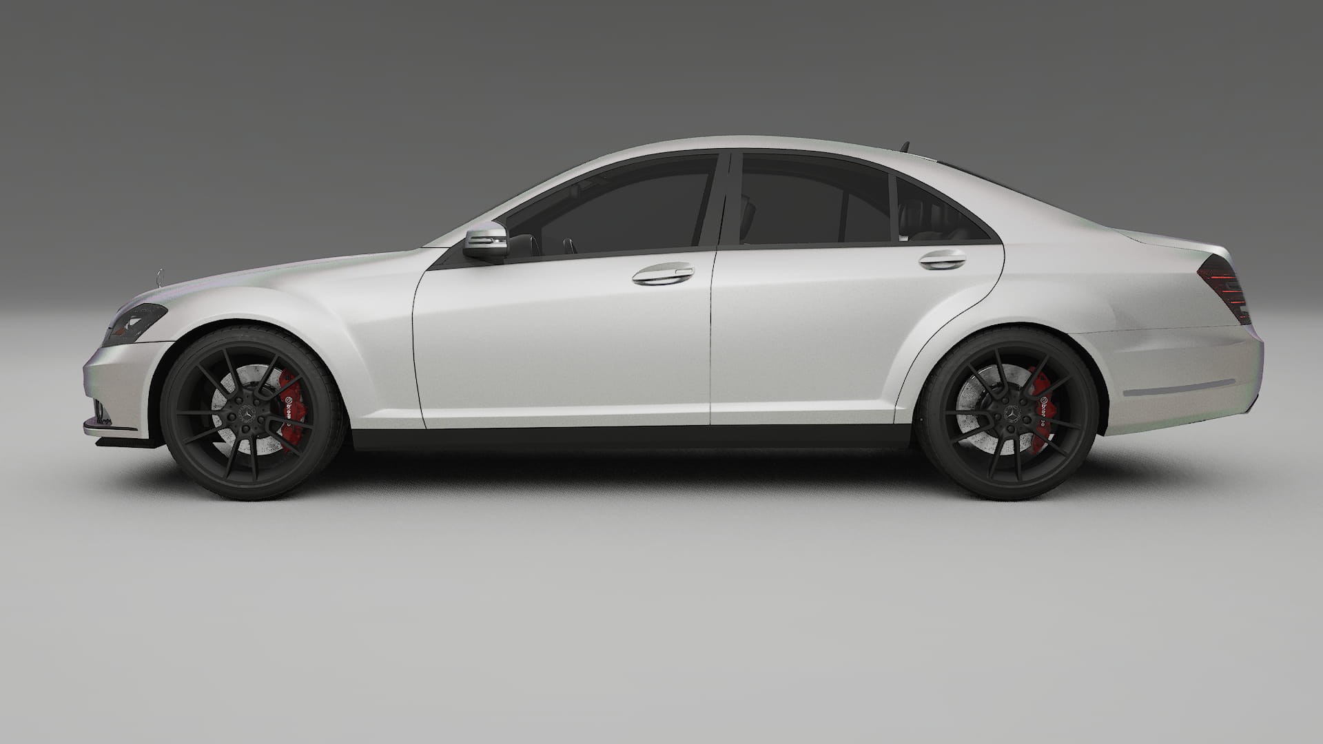 Mercedes S-class W221 facelift LCI TPU Paint Protection Film | NEBULA Color Change PPF Full Pre-Cut Kit