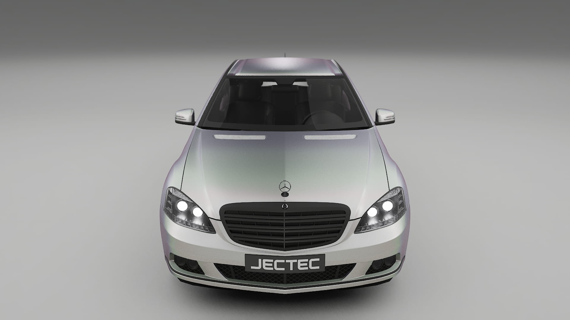 Mercedes S-class W221 facelift LCI TPU Paint Protection Film | NEBULA Color Change PPF Full Pre-Cut Kit