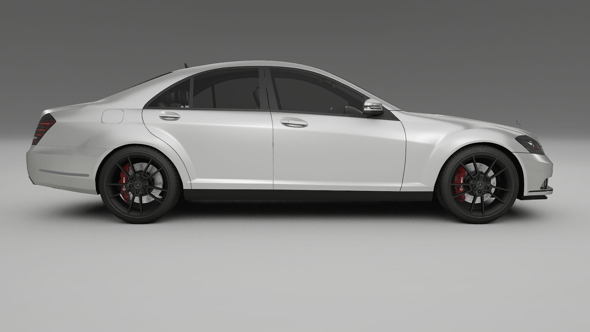 Mercedes S-class W221 facelift LCI TPU Paint Protection Film | OPAL Color Change PPF Full Pre-Cut Kit