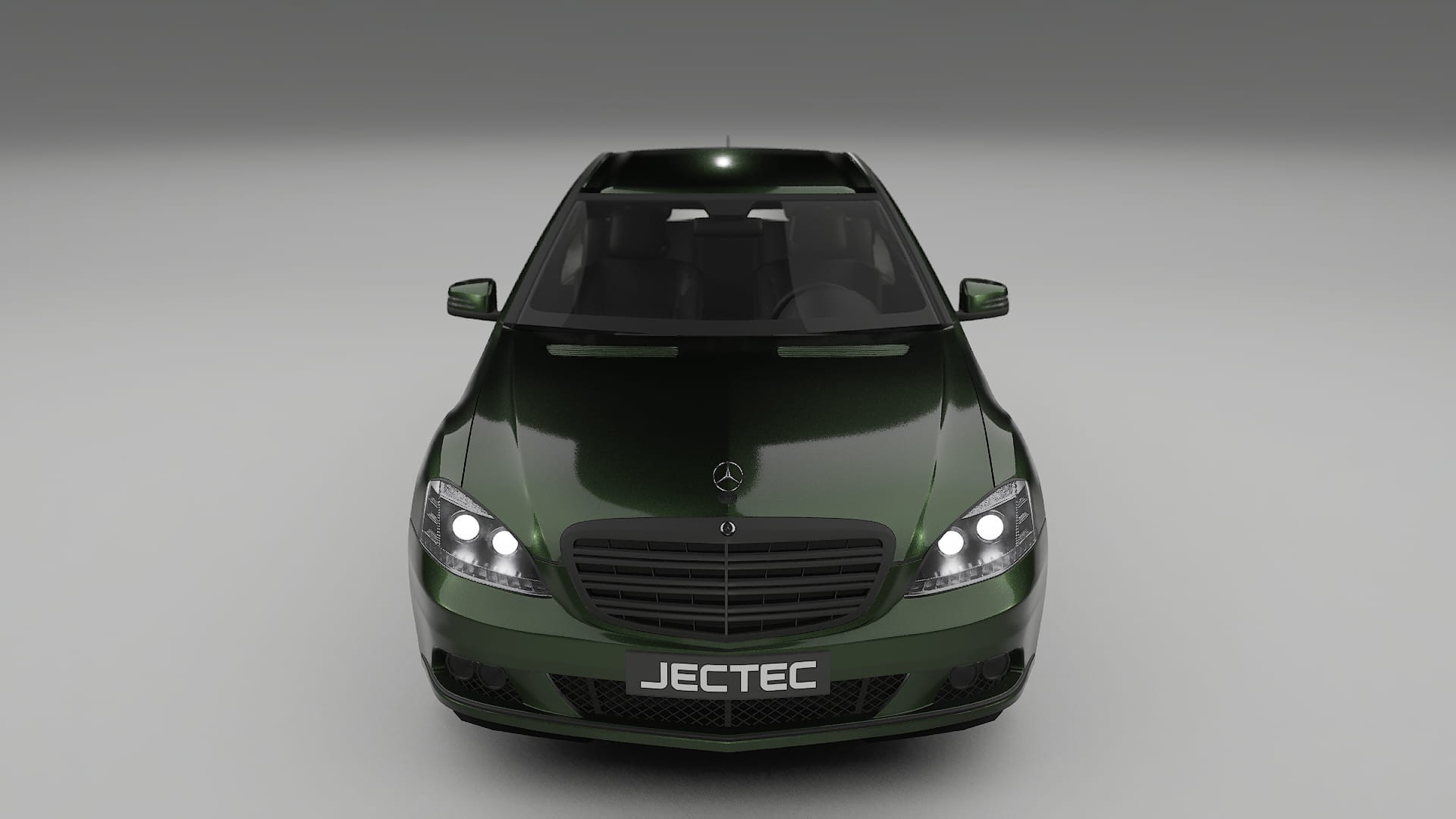 Mercedes S-class W221 facelift LCI TPU Paint Protection Film | LAGOON Color Change PPF Full Pre-Cut Kit