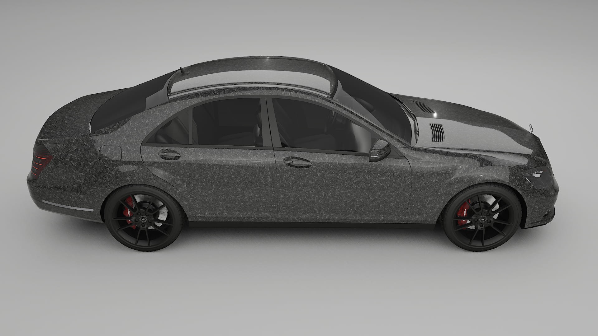 Mercedes S-class W221 facelift LCI TPU Paint Protection Film | FORGED S Color Change PPF Full Pre-Cut Kit