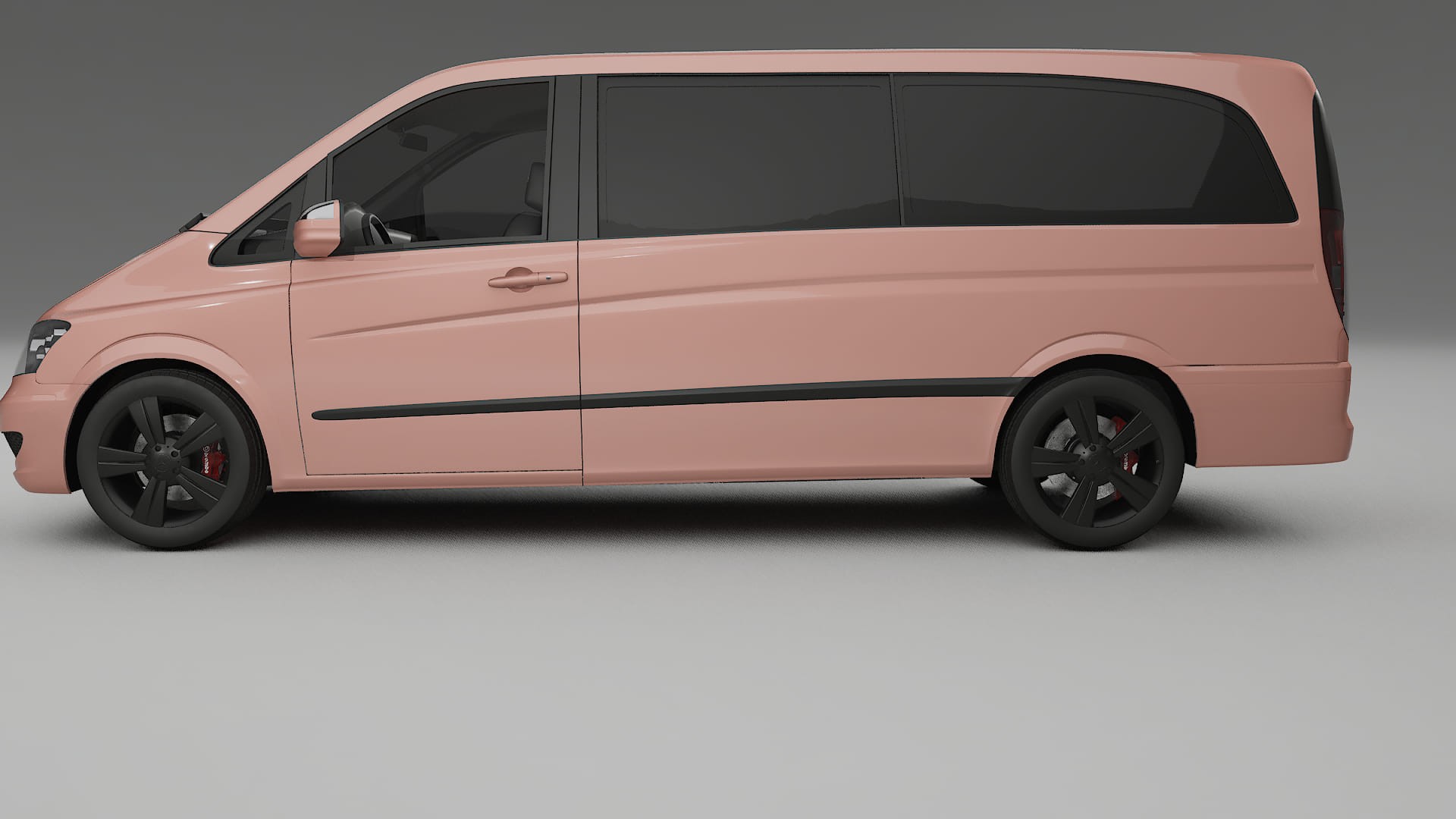 Mercedes Viano Extralong W439 Facelift LCI TPU Paint Protection Film | BLUSH Color Change PPF Full Pre-Cut Kit