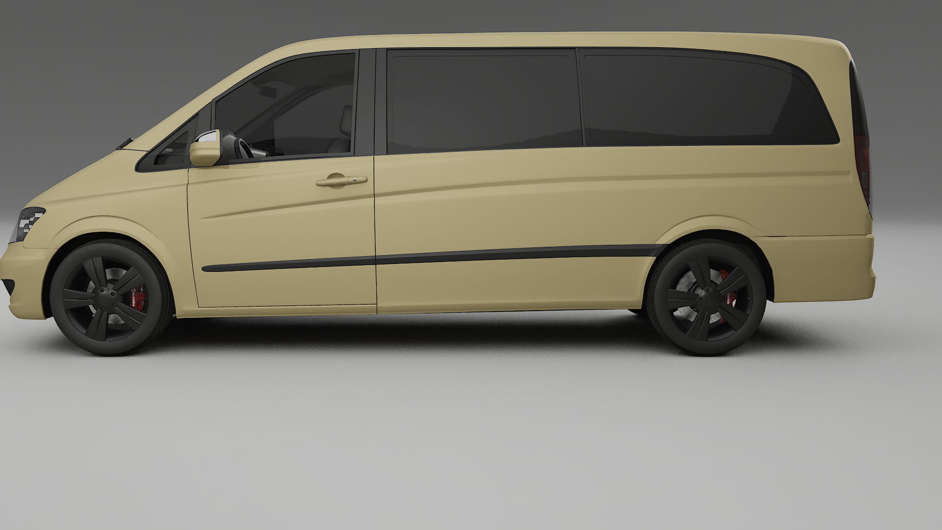 Mercedes Viano Extralong W439 Facelift LCI TPU Paint Protection Film | SAND Color Change PPF Full Pre-Cut Kit