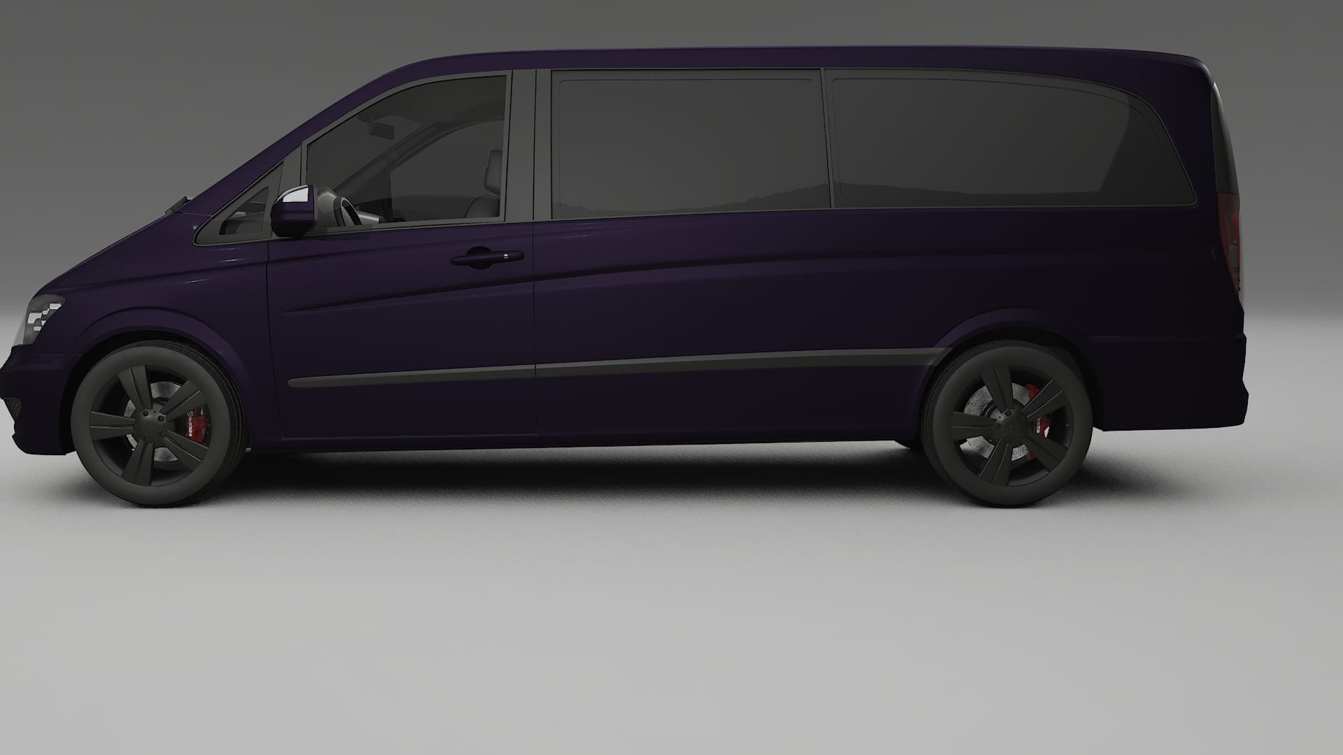 Mercedes Viano Extralong W439 Facelift LCI TPU Paint Protection Film | VIOLET Color Change PPF Full Pre-Cut Kit