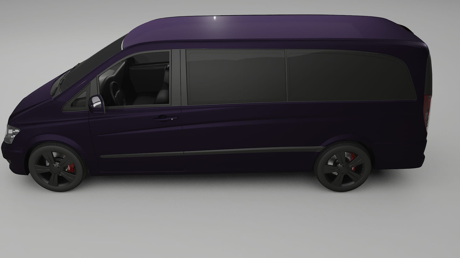 Mercedes Viano Extralong W439 Facelift LCI TPU Paint Protection Film | VIOLET Color Change PPF Full Pre-Cut Kit