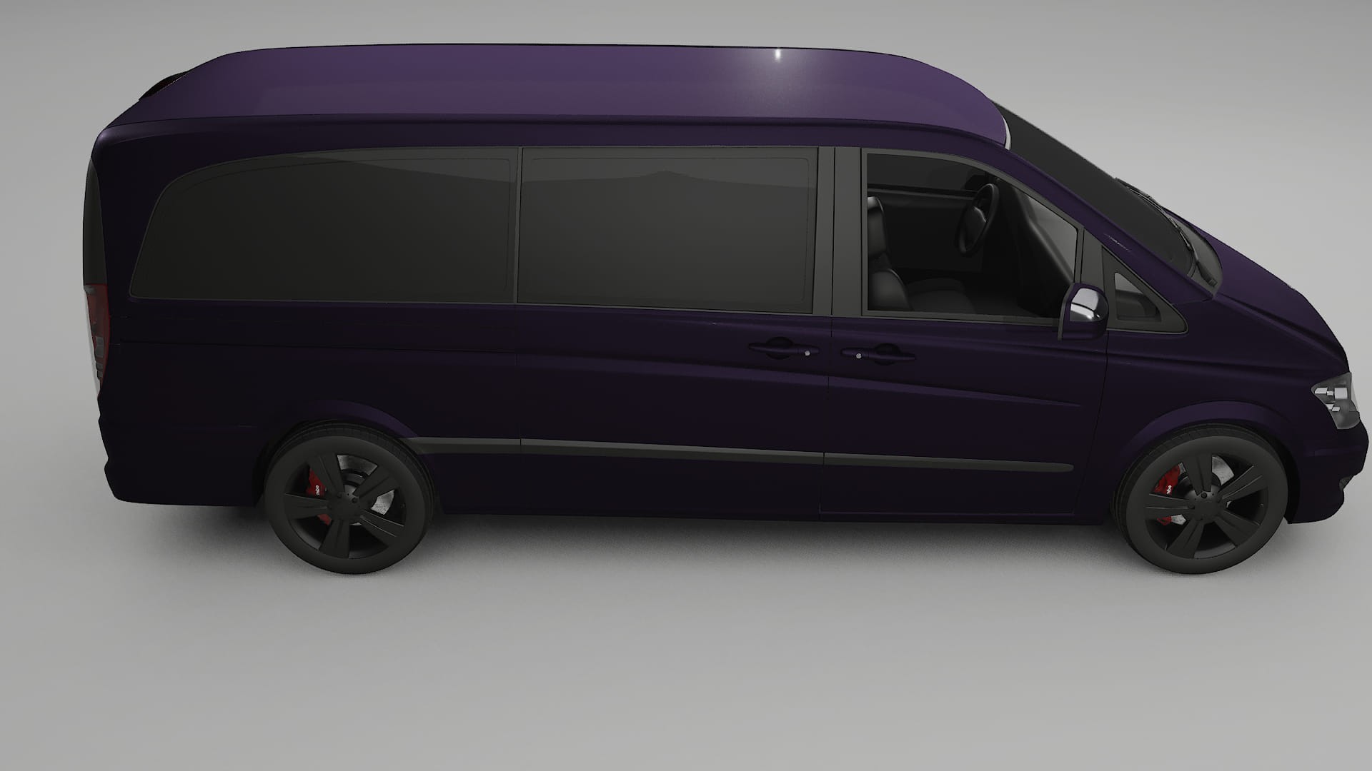 Mercedes Viano Extralong W439 Facelift LCI TPU Paint Protection Film | VIOLET Color Change PPF Full Pre-Cut Kit