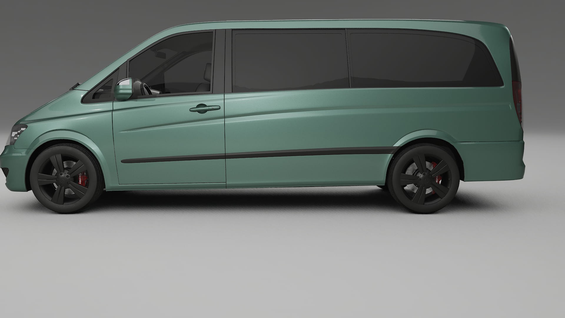 Mercedes Viano Extralong W439 Facelift LCI TPU Paint Protection Film | EVERGREEN Color Change PPF Full Pre-Cut Kit