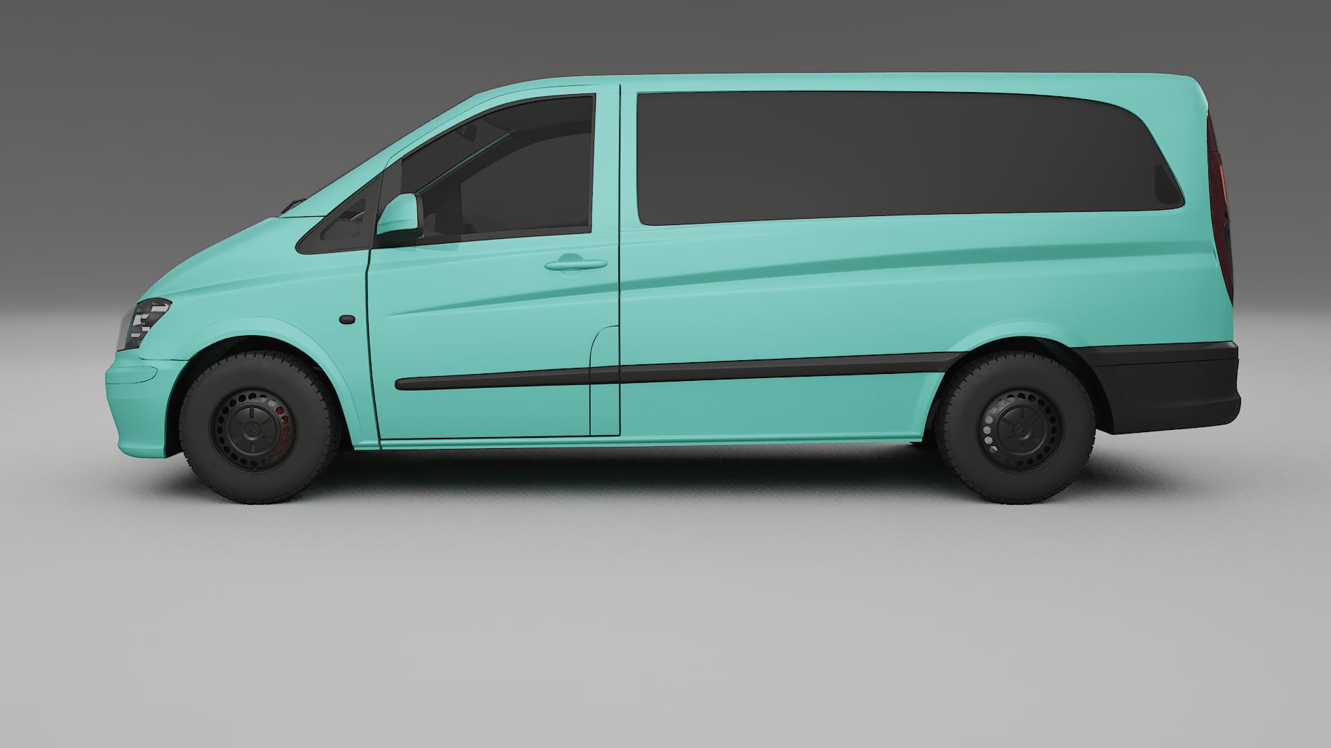 Mercedes Vito Short W639 facelift LCI TPU Paint Protection Film | FROST Color Change PPF Full Pre-Cut Kit