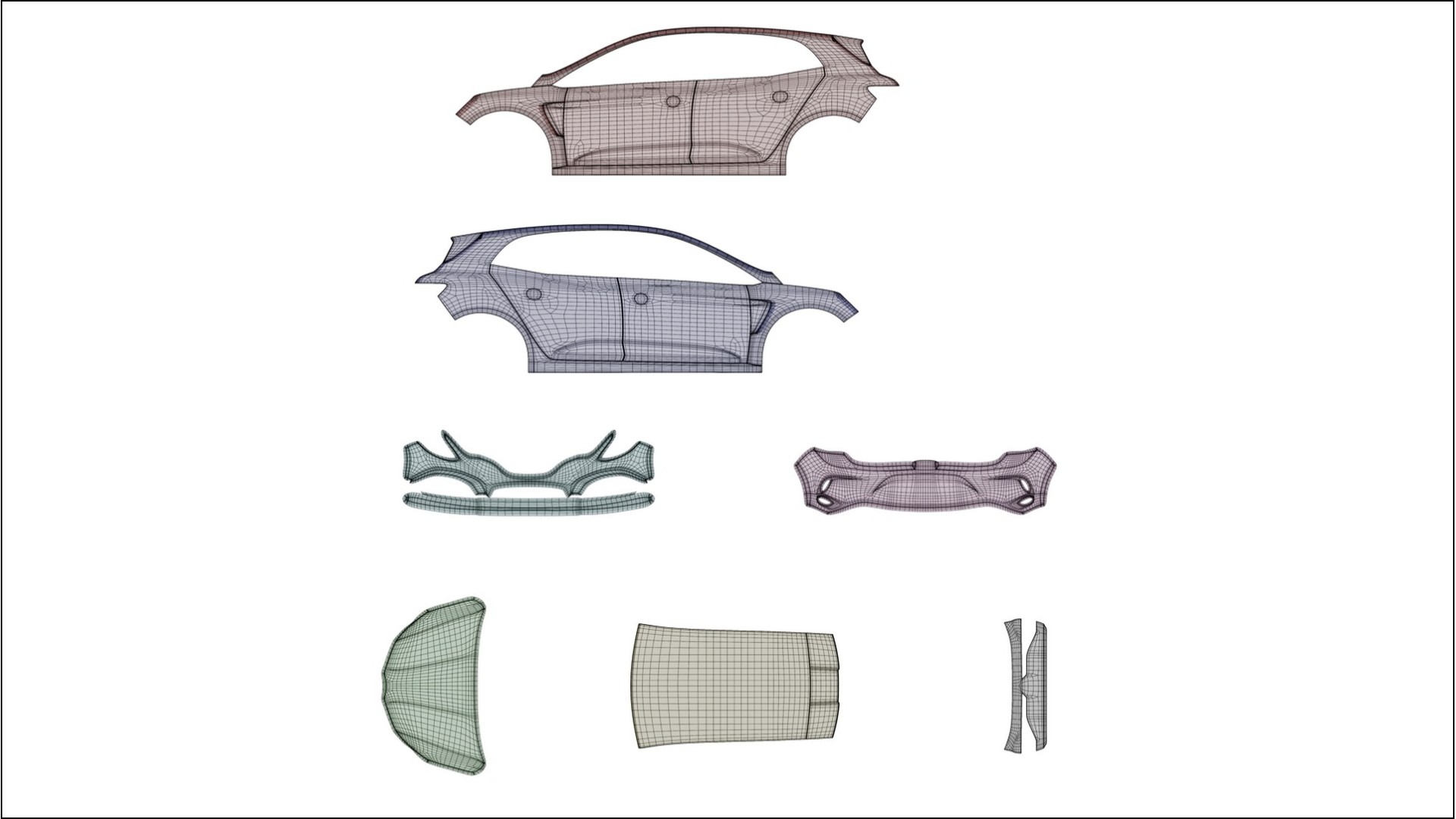 Renault Megane RS IV TPU Paint Protection Film | BLUSH Color Change PPF Full Pre-Cut Kit