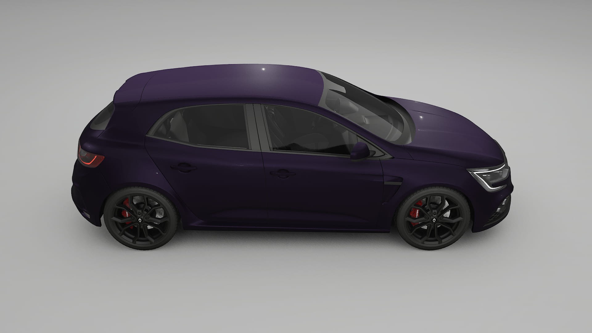 Renault Megane RS IV TPU Paint Protection Film | VIOLET Color Change PPF Full Pre-Cut Kit
