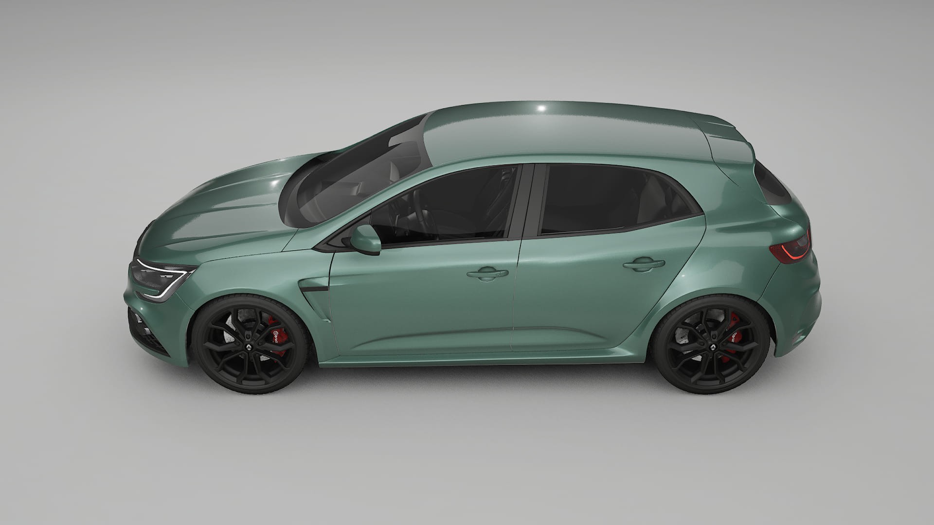 Renault Megane RS IV TPU Paint Protection Film | EVERGREEN Color Change PPF Full Pre-Cut Kit