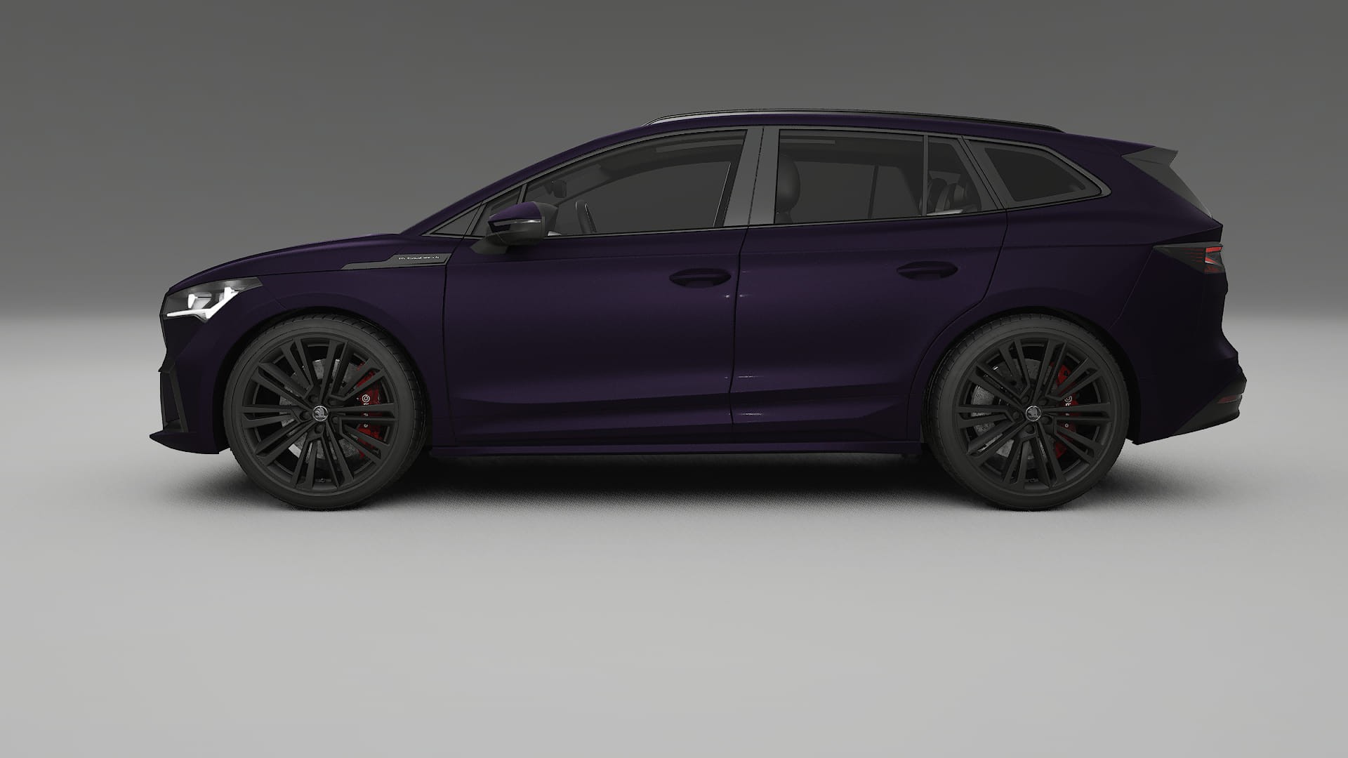 Škoda Enyaq MEB TPU Paint Protection Film | VIOLET Color Change PPF Full Pre-Cut Kit