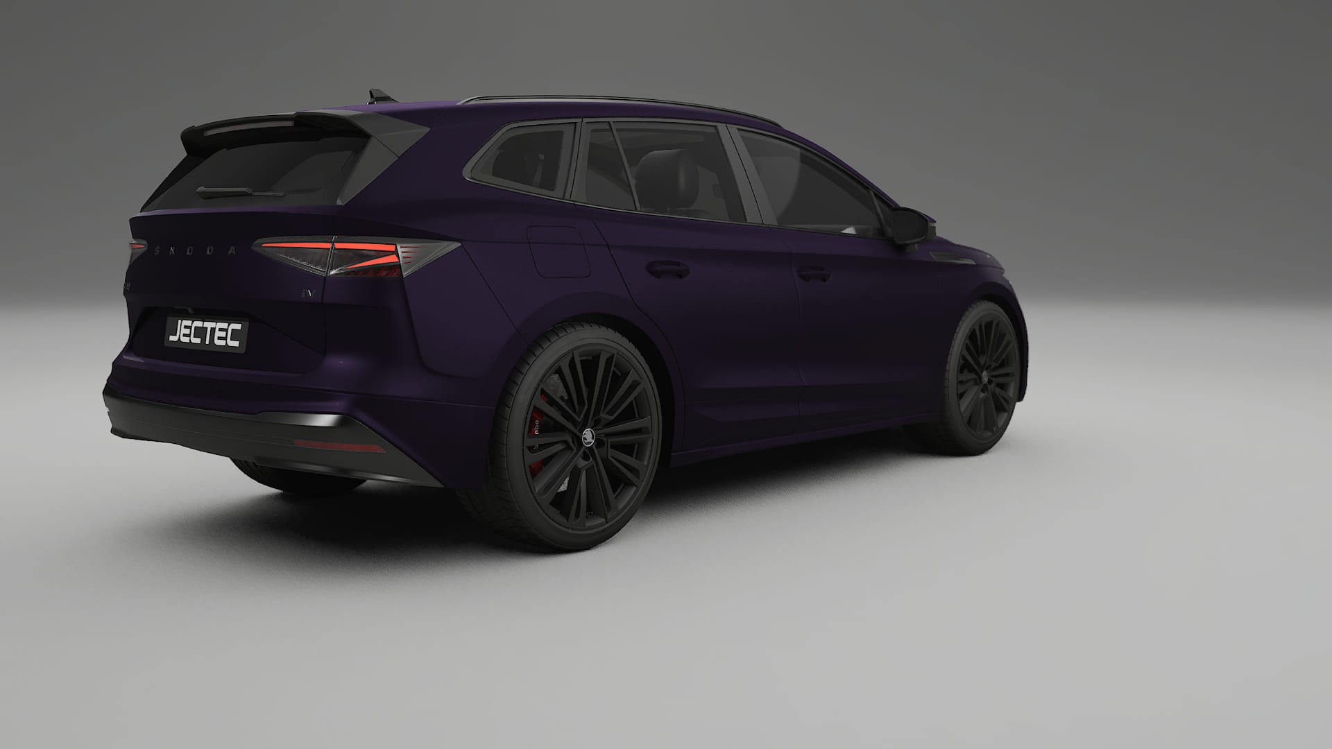 Škoda Enyaq MEB TPU Paint Protection Film | VIOLET Color Change PPF Full Pre-Cut Kit