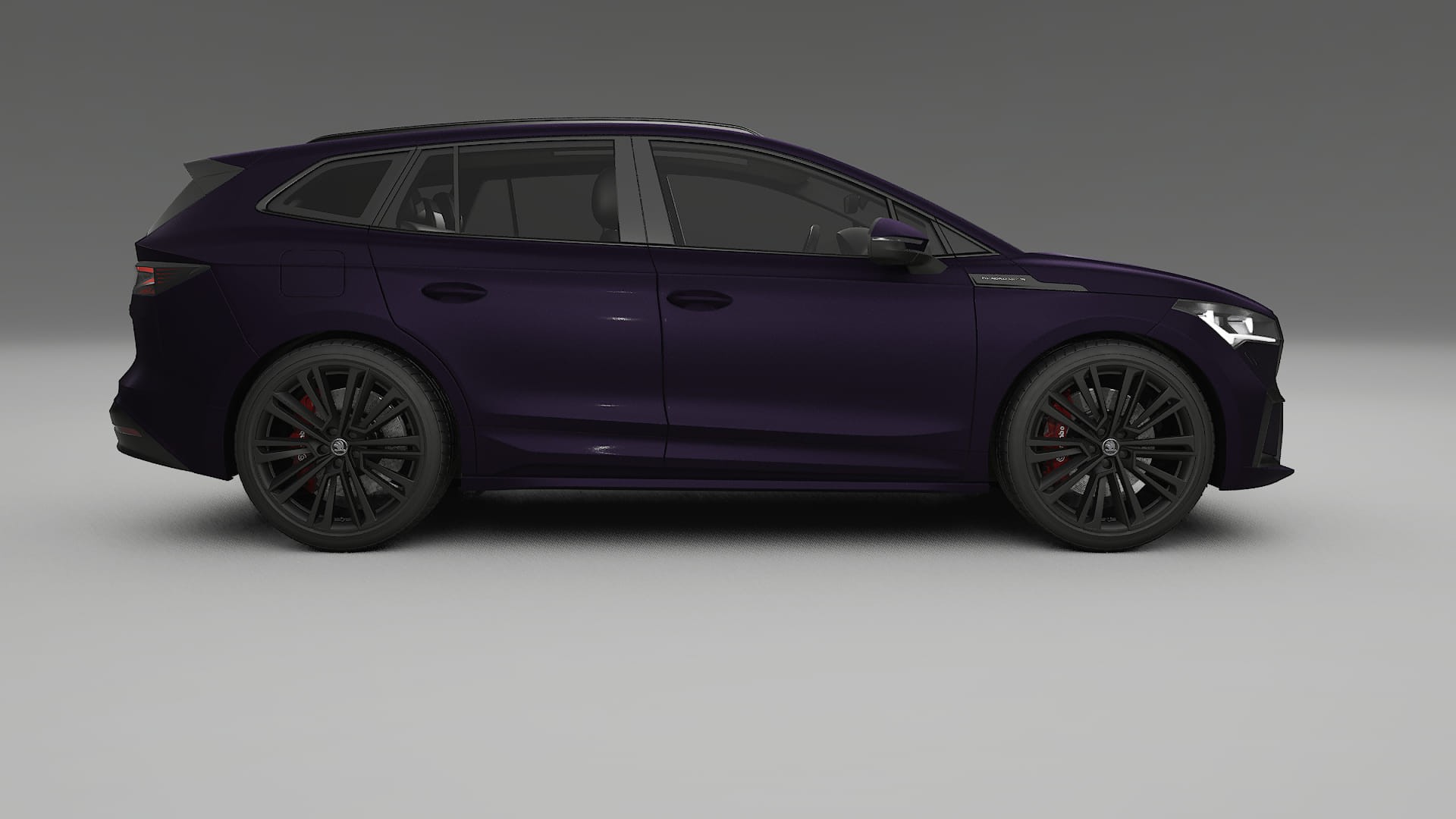 Škoda Enyaq MEB TPU Paint Protection Film | VIOLET Color Change PPF Full Pre-Cut Kit