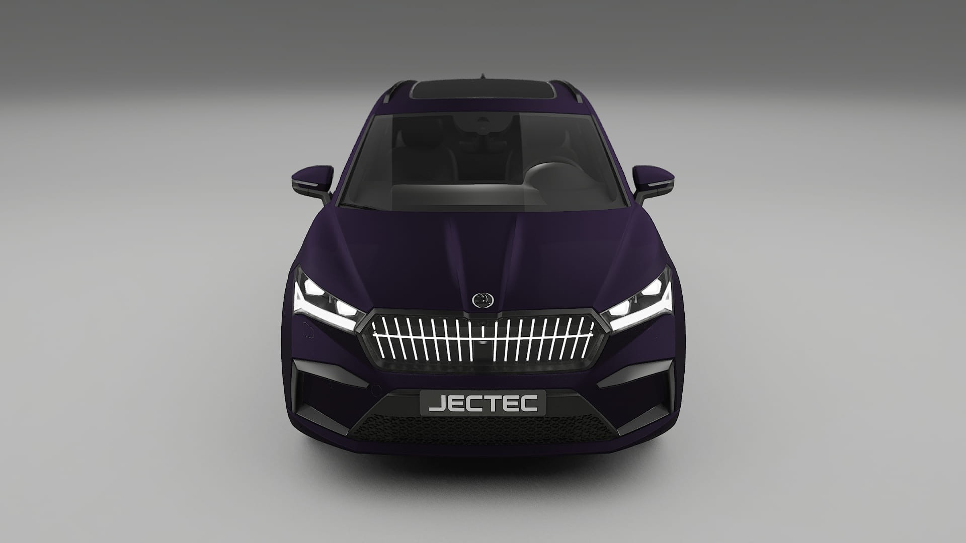 Škoda Enyaq MEB TPU Paint Protection Film | VIOLET Color Change PPF Full Pre-Cut Kit