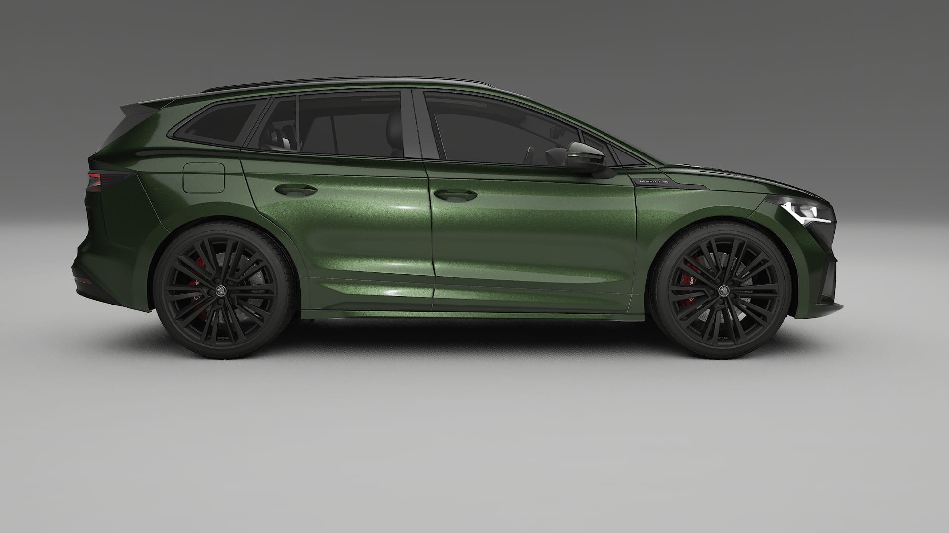 Škoda Enyaq MEB TPU Paint Protection Film | LAGOON Color Change PPF Full Pre-Cut Kit