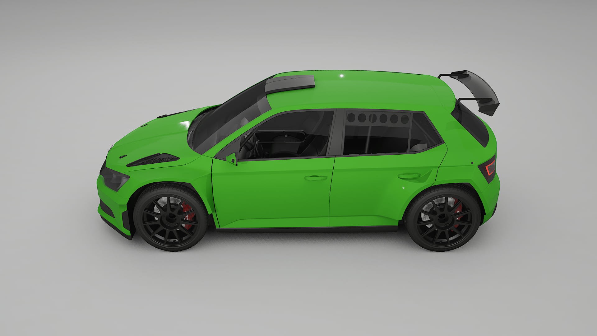 Škoda Fabia R5 6V TPU Paint Protection Film | VENOM Color Change PPF Full Pre-Cut Kit