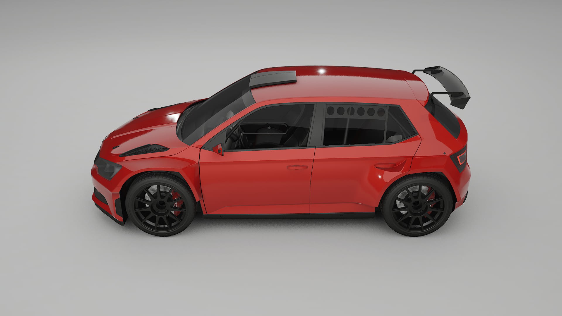 Škoda Fabia R5 6V TPU Paint Protection Film | BLAZE Color Change PPF Full Pre-Cut Kit