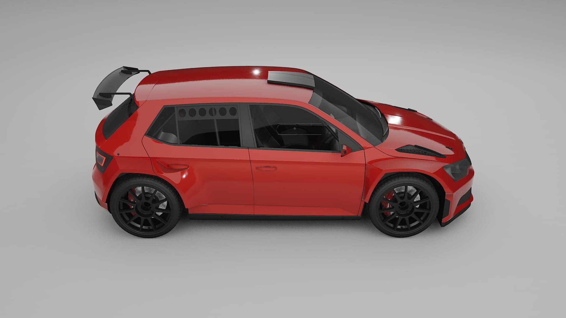 Škoda Fabia R5 6V TPU Paint Protection Film | BLAZE Color Change PPF Full Pre-Cut Kit