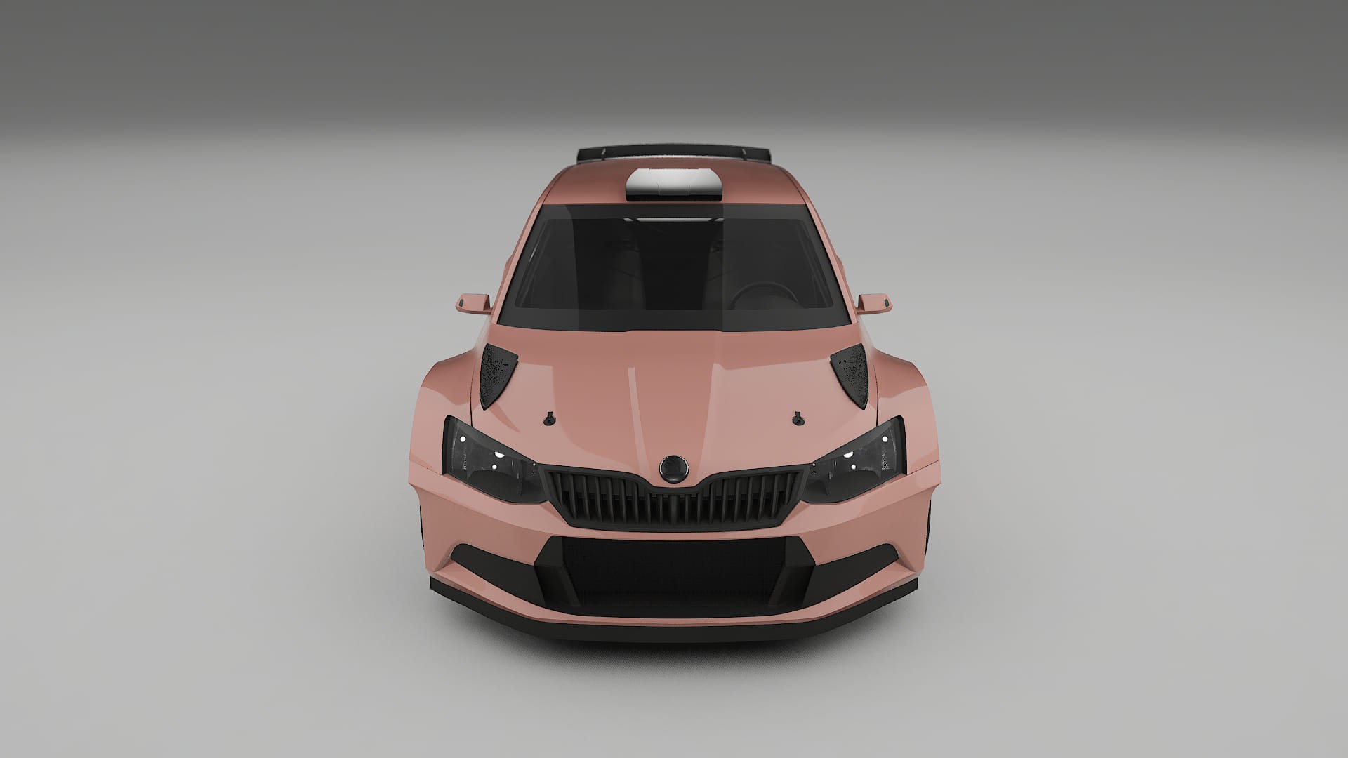 Škoda Fabia R5 6V TPU Paint Protection Film | BLUSH Color Change PPF Full Pre-Cut Kit