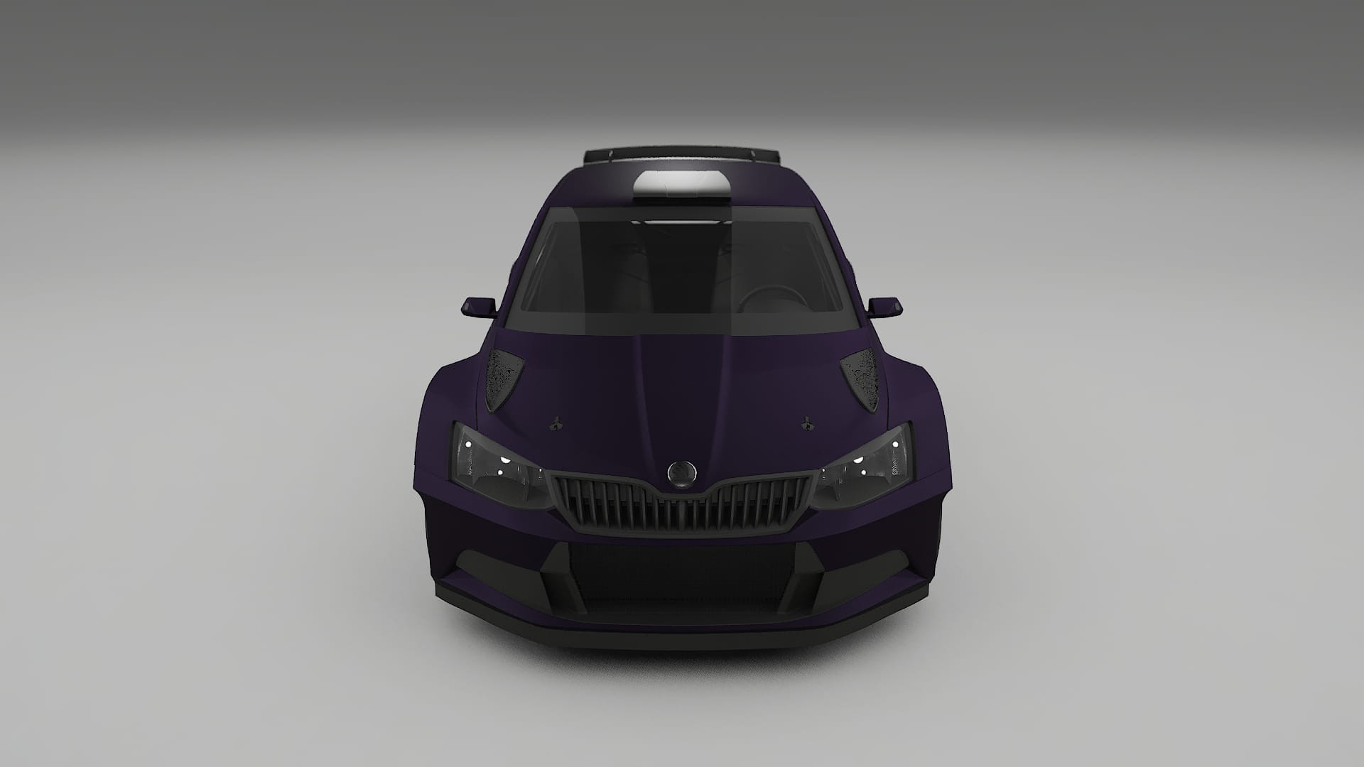 Škoda Fabia R5 6V TPU Paint Protection Film | VIOLET Color Change PPF Full Pre-Cut Kit