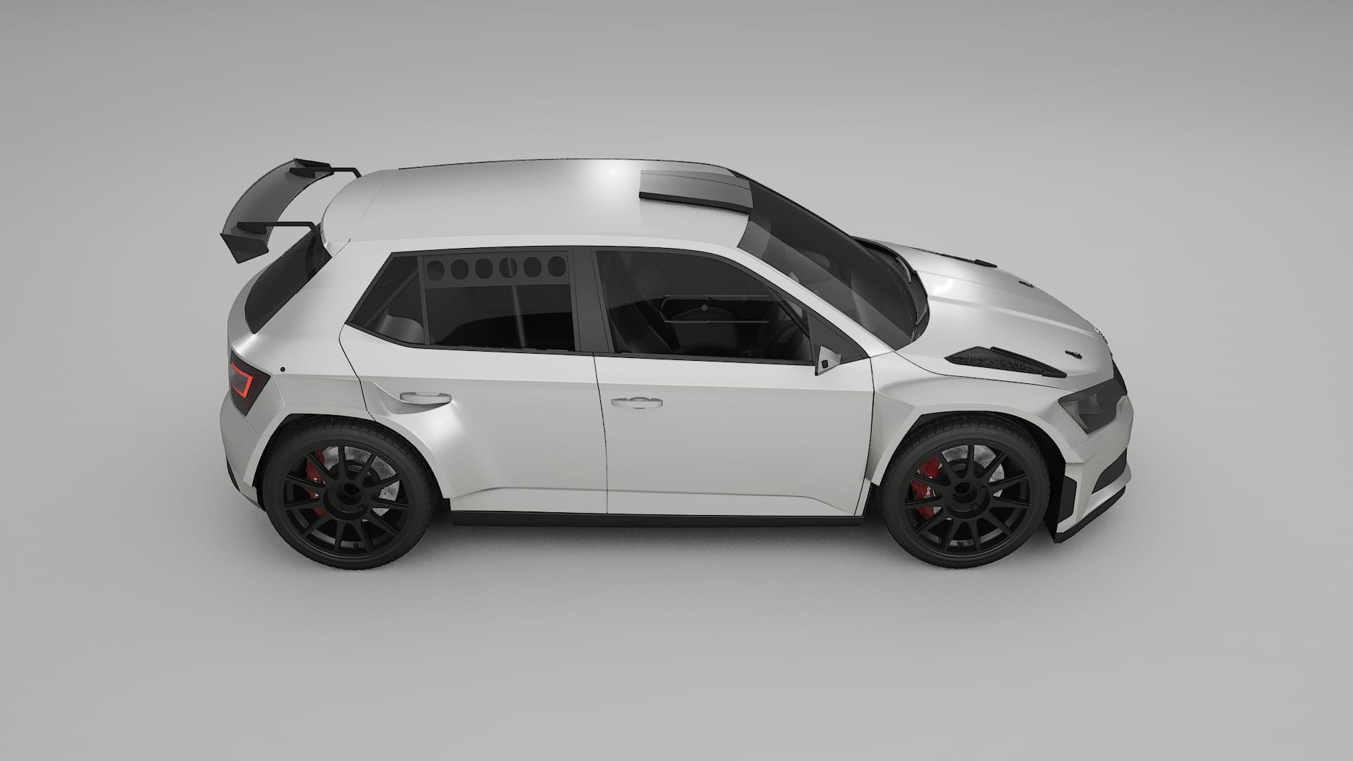 Škoda Fabia R5 6V TPU Paint Protection Film | OPAL Color Change PPF Full Pre-Cut Kit