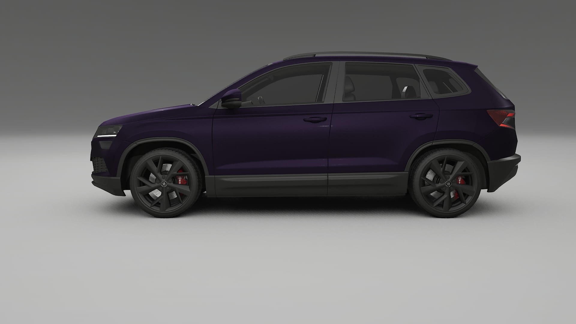 Škoda Karoq NU7 TPU Paint Protection Film | VIOLET Color Change PPF Full Pre-Cut Kit