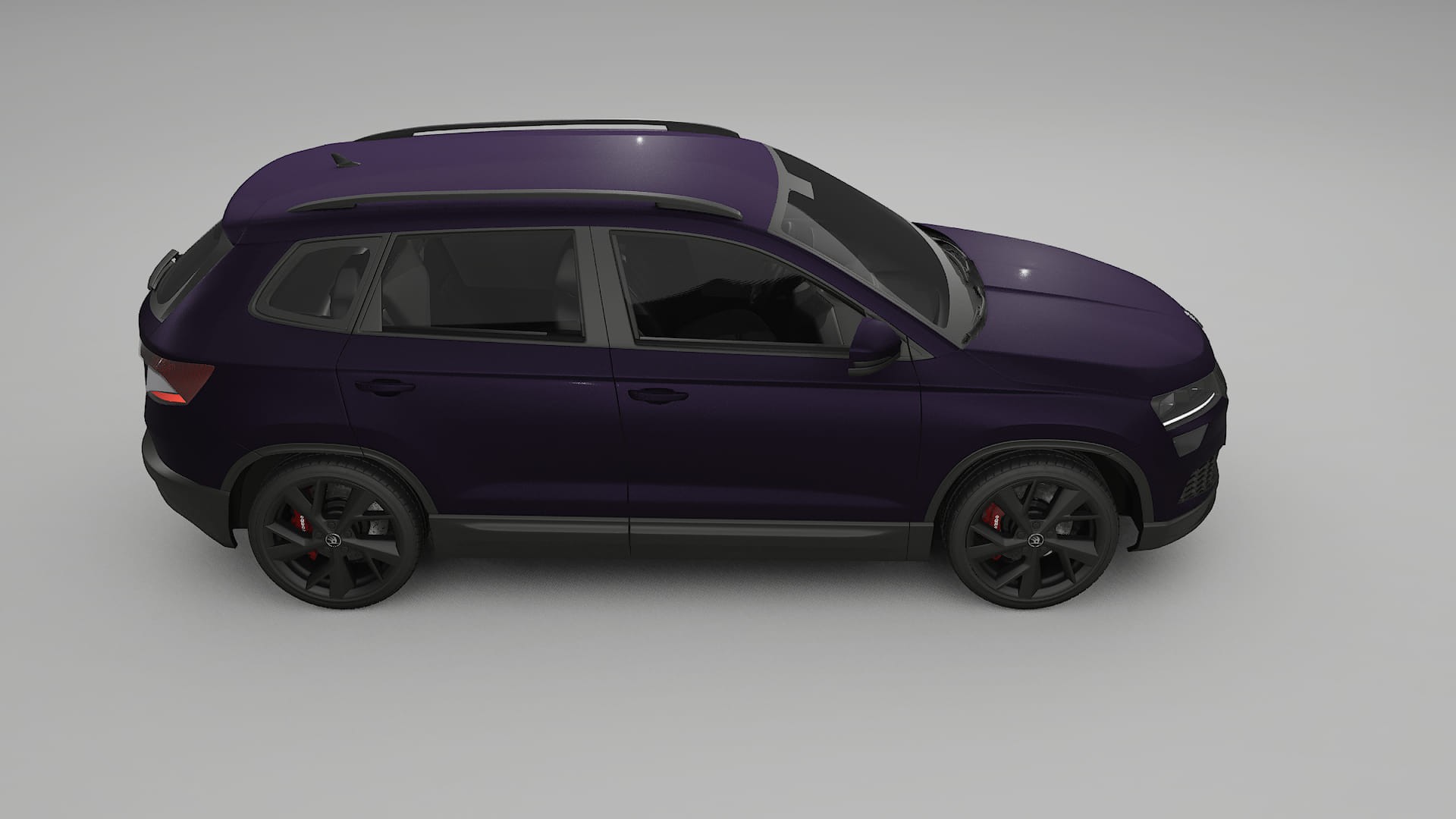 Škoda Karoq NU7 TPU Paint Protection Film | VIOLET Color Change PPF Full Pre-Cut Kit