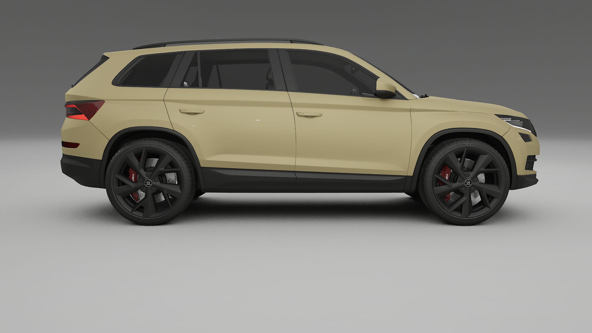 Škoda Kodiaq NS7 TPU Paint Protection Film | SAND Color Change PPF Full Pre-Cut Kit