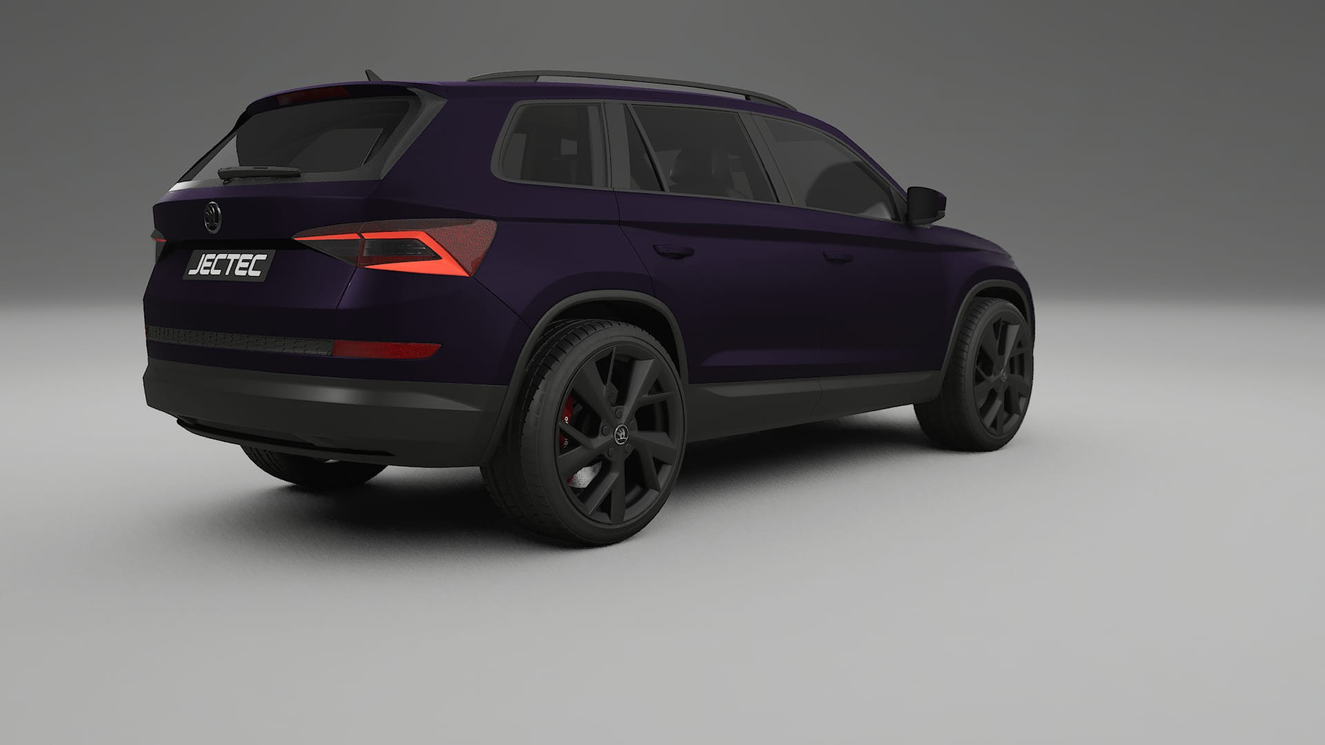 Škoda Kodiaq NS7 TPU Paint Protection Film | VIOLET Color Change PPF Full Pre-Cut Kit