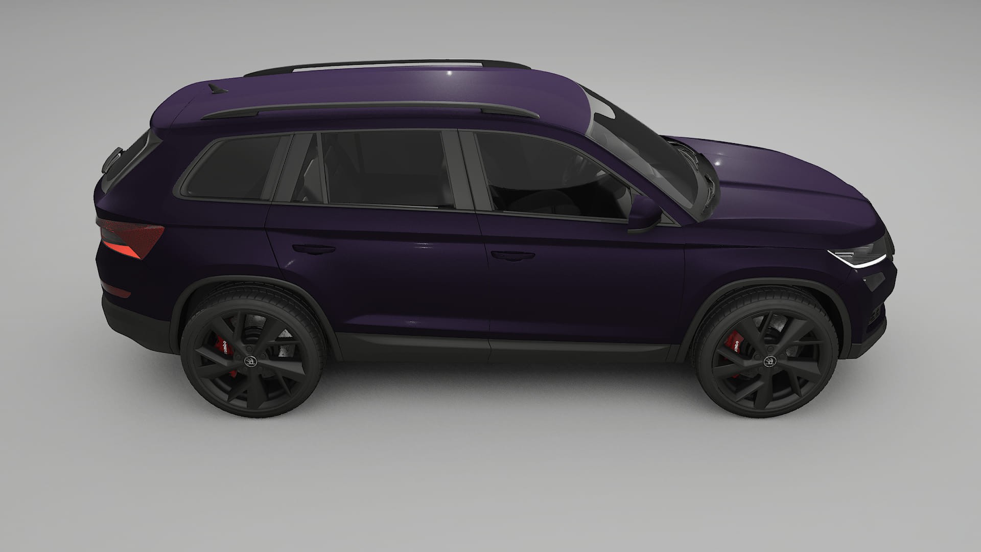 Škoda Kodiaq NS7 TPU Paint Protection Film | VIOLET Color Change PPF Full Pre-Cut Kit