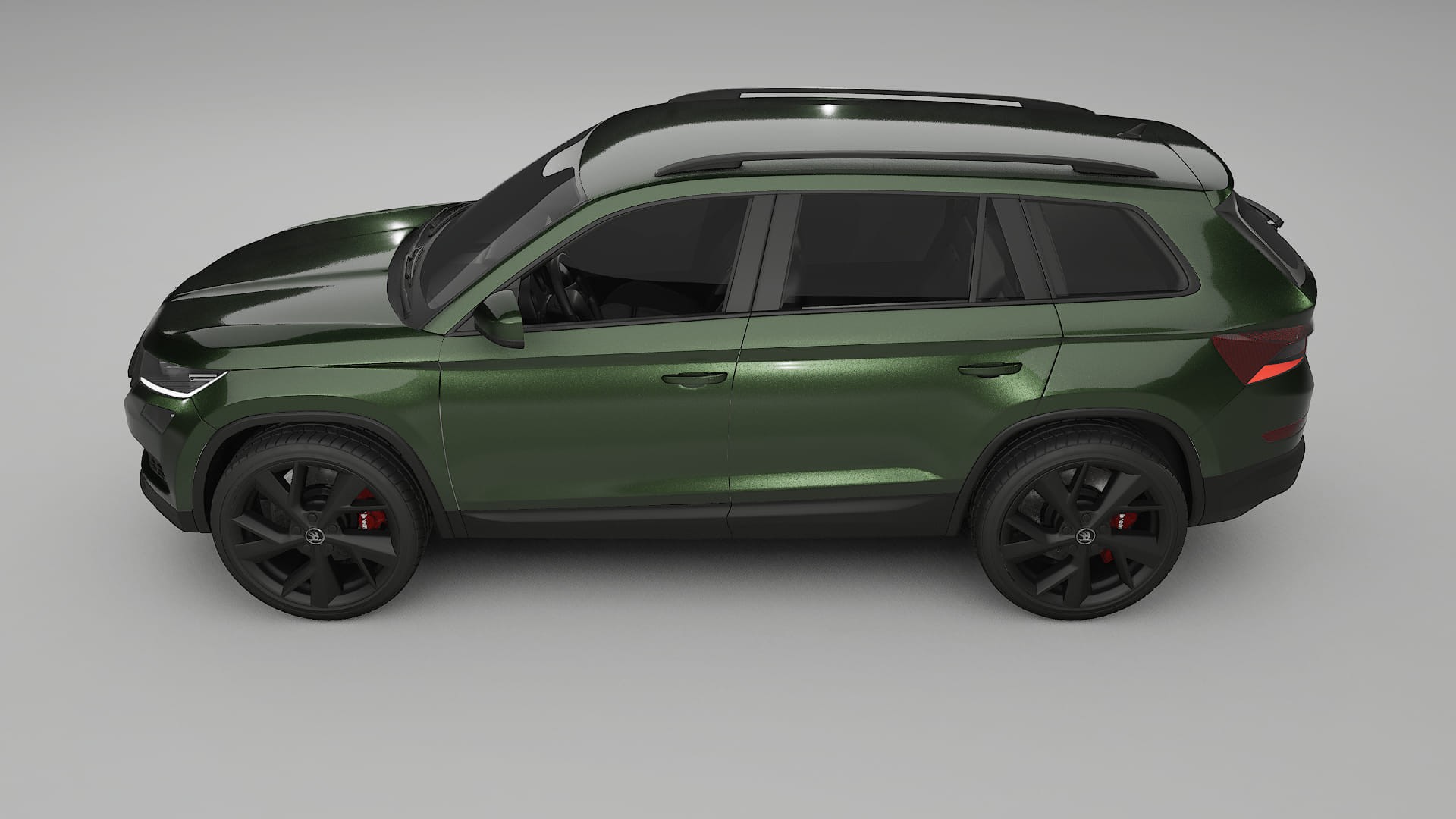 Škoda Kodiaq NS7 TPU Paint Protection Film | LAGOON Color Change PPF Full Pre-Cut Kit