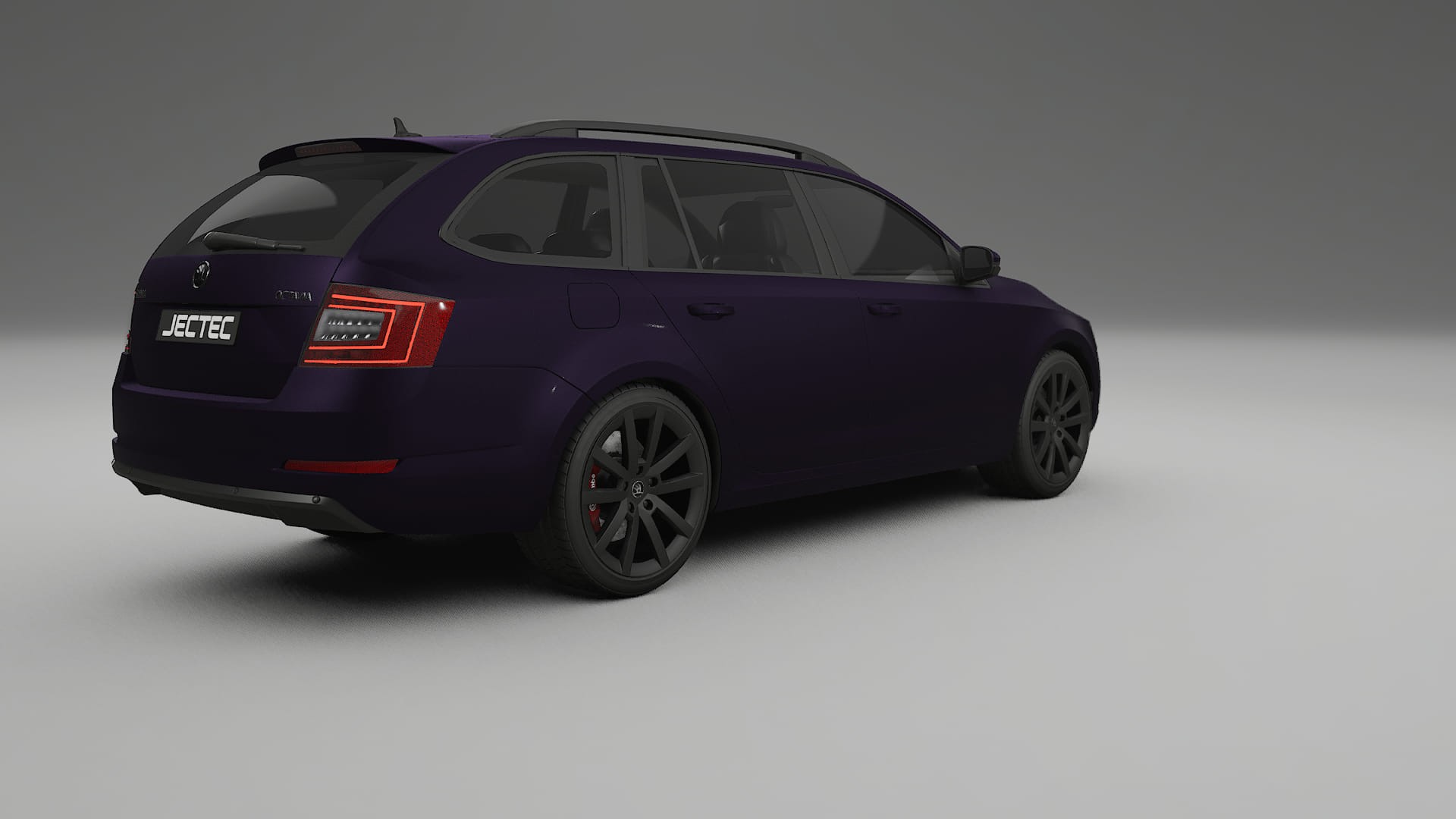 Škoda Octavia combi 5E TPU Paint Protection Film | VIOLET Color Change PPF Full Pre-Cut Kit