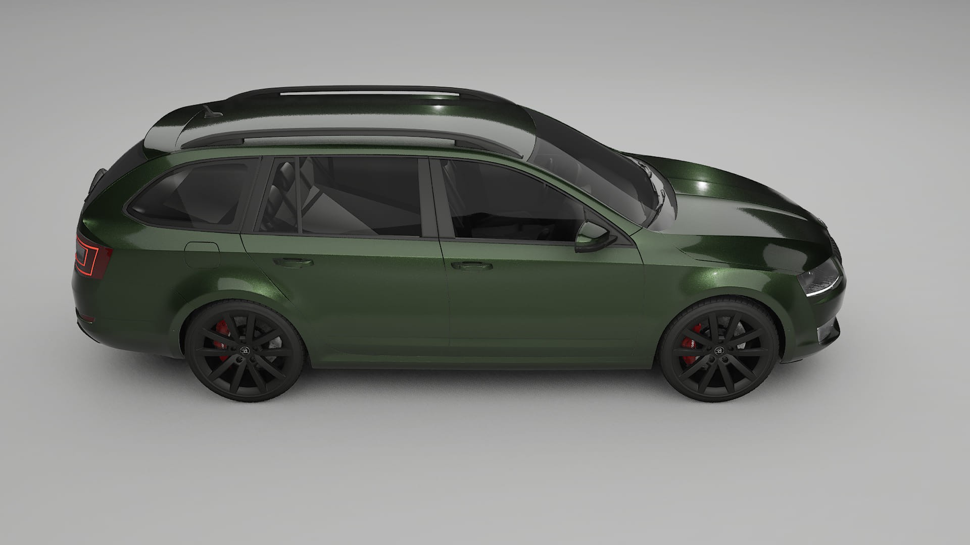 Škoda Octavia combi 5E TPU Paint Protection Film | LAGOON Color Change PPF Full Pre-Cut Kit