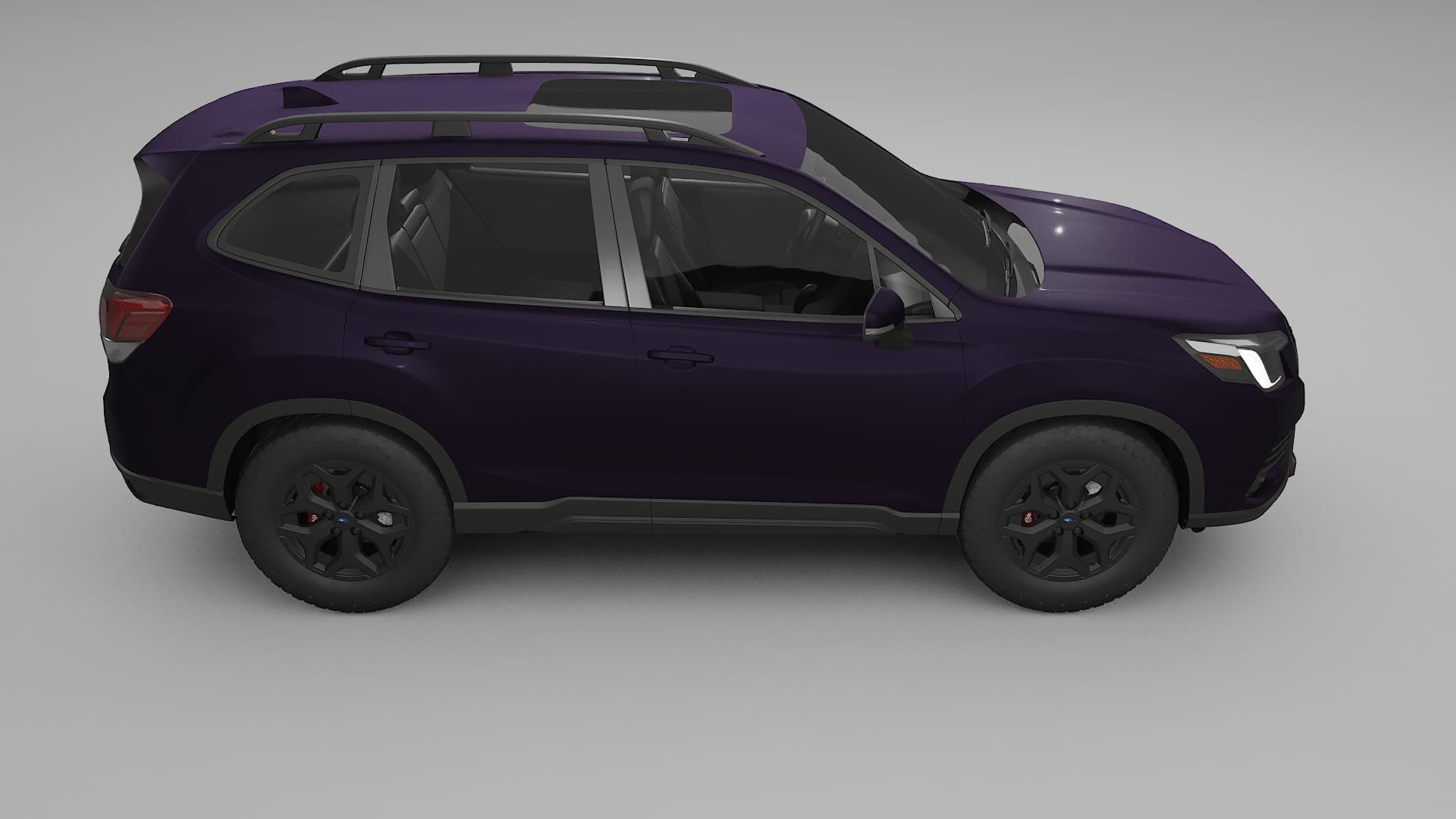 Subaru Forester V SK facelift LCI TPU Paint Protection Film | VIOLET Color Change PPF Full Pre-Cut Kit