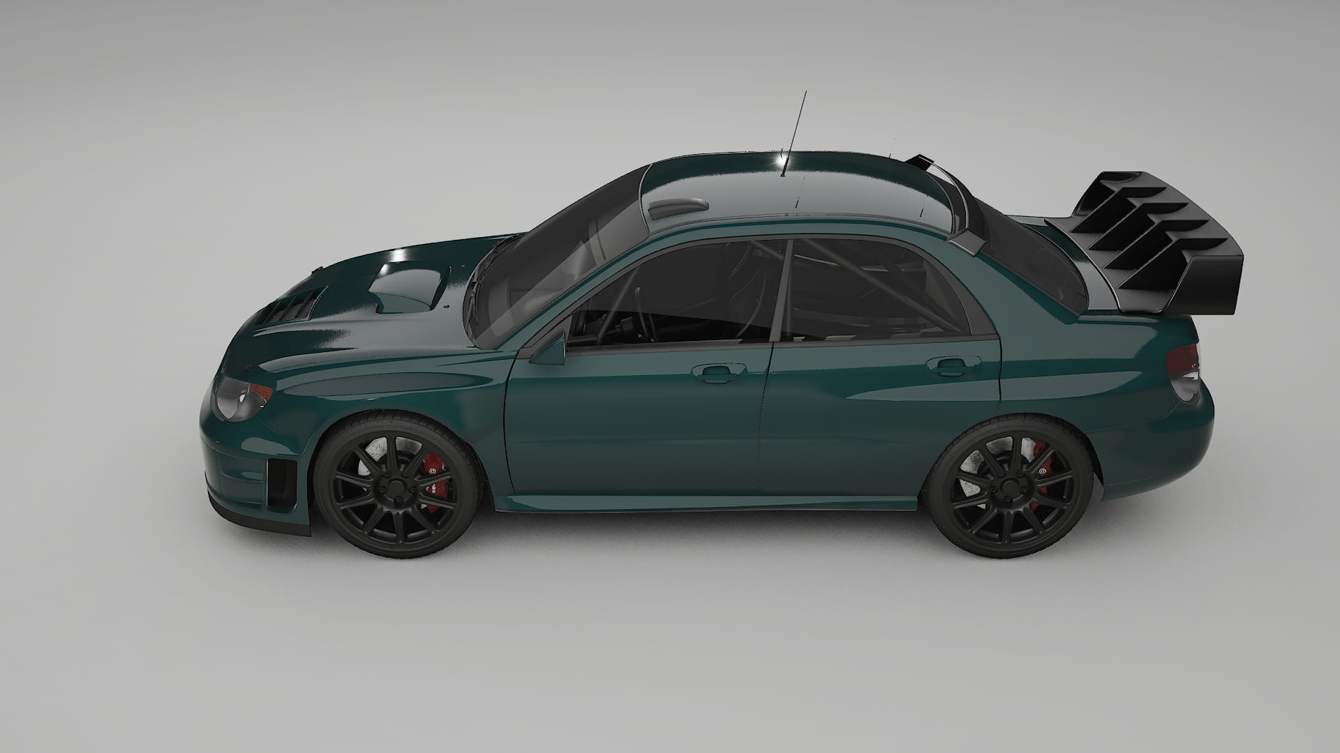 Subaru Impreza WRC GD TPU Paint Protection Film | INFERNO Color Change PPF Full Pre-Cut Kit