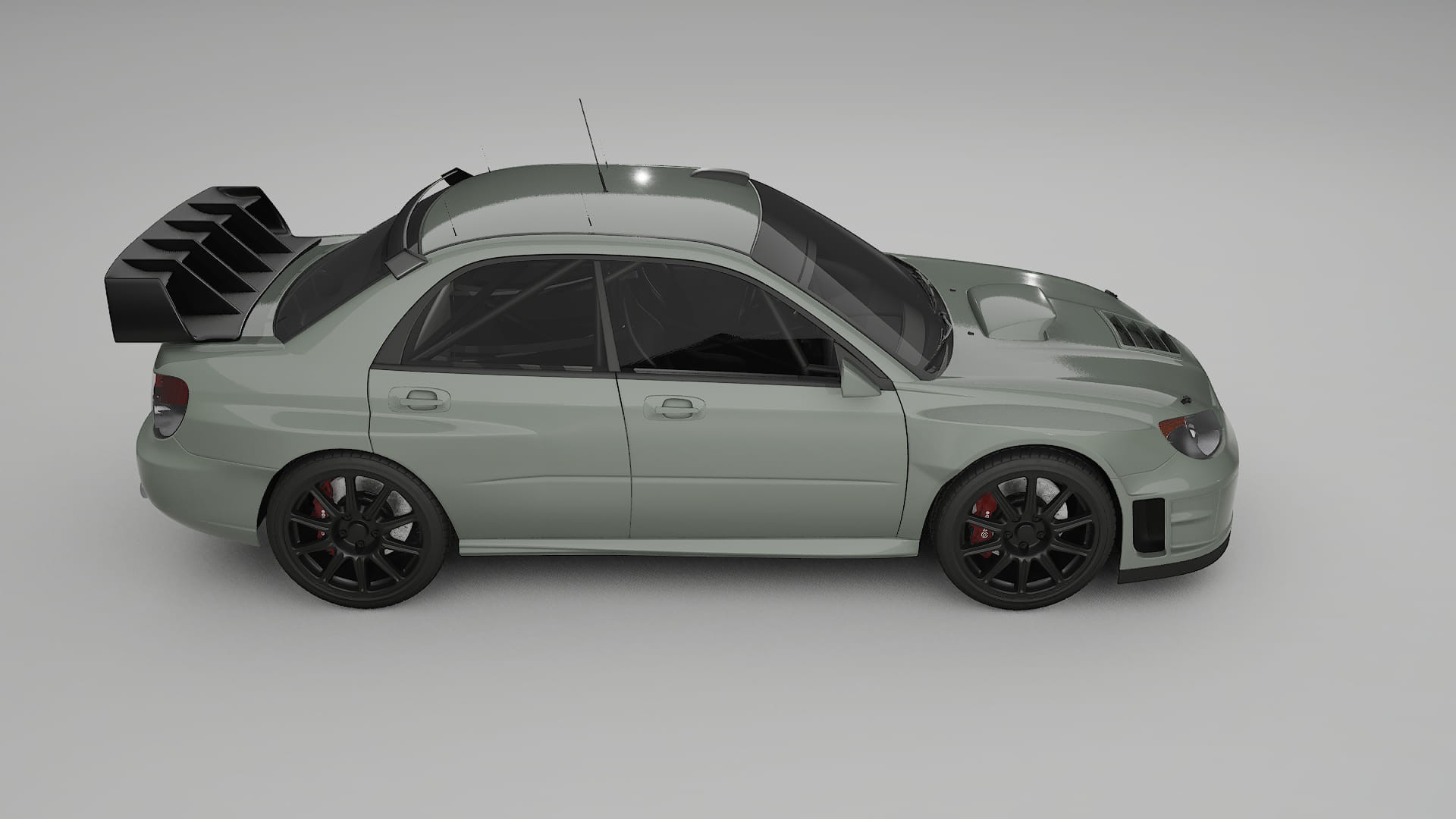 Subaru Impreza WRC GD TPU Paint Protection Film | SLATE Color Change PPF Full Pre-Cut Kit