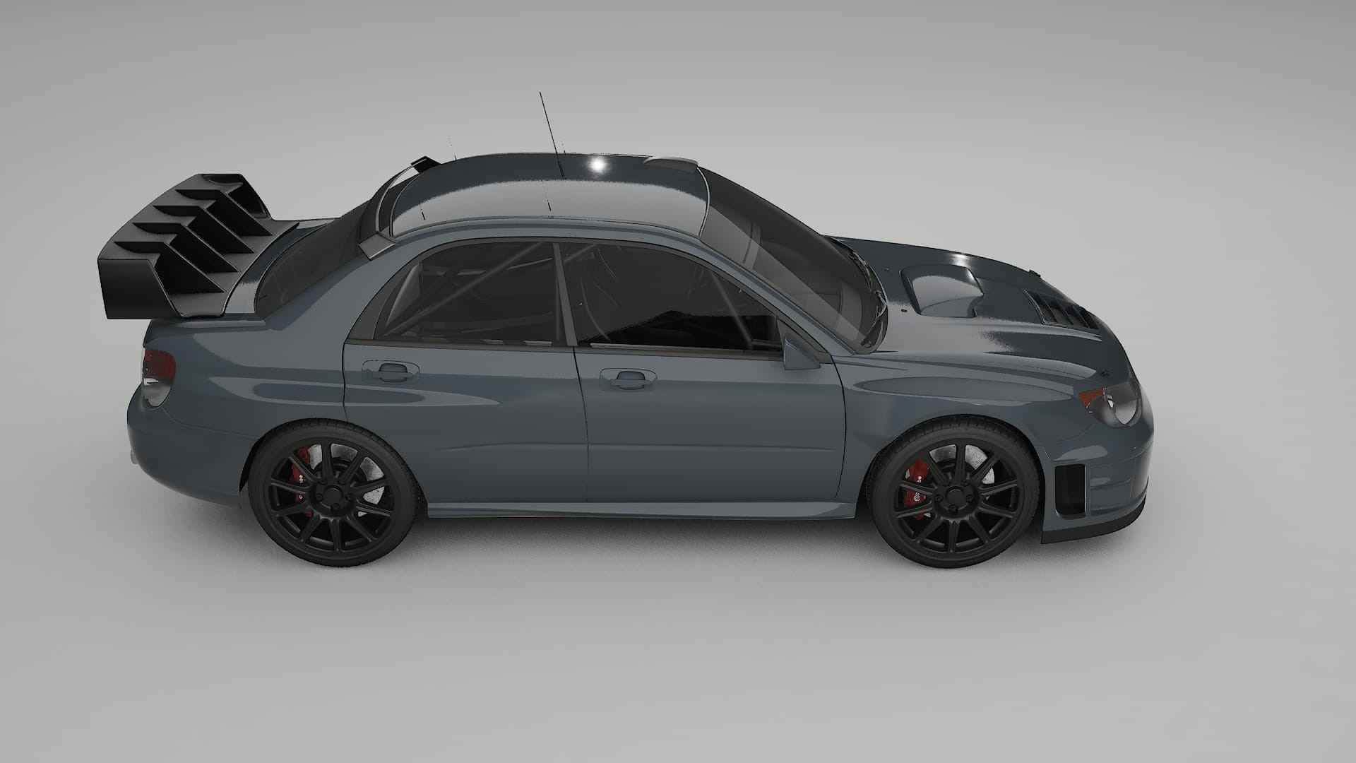 Subaru Impreza WRC GD TPU Paint Protection Film | GRANITE Color Change PPF Full Pre-Cut Kit