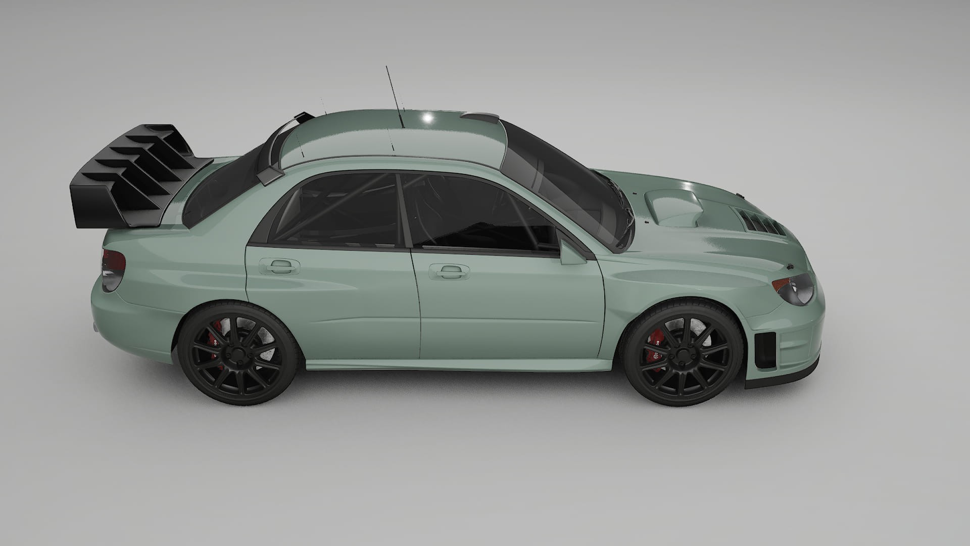 Subaru Impreza WRC GD TPU Paint Protection Film | CINDER Color Change PPF Full Pre-Cut Kit