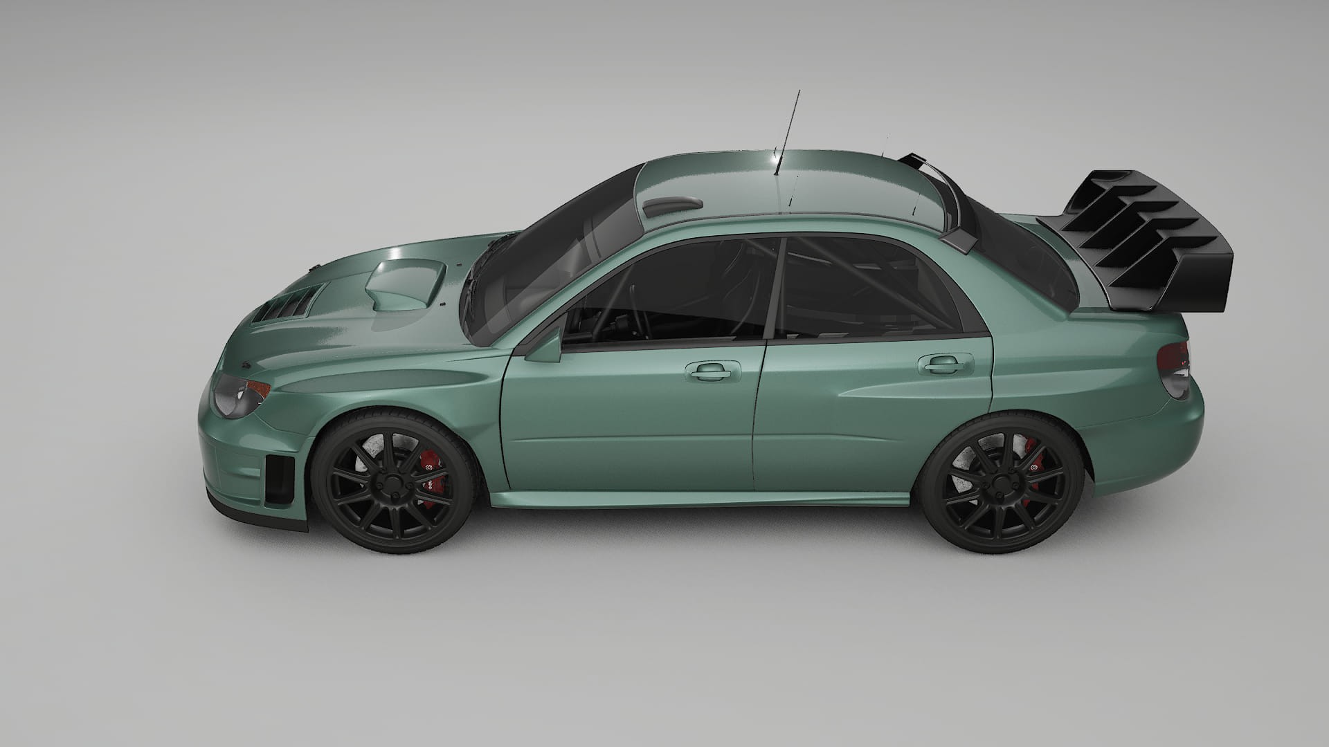 Subaru Impreza WRC GD TPU Paint Protection Film | EVERGREEN Color Change PPF Full Pre-Cut Kit