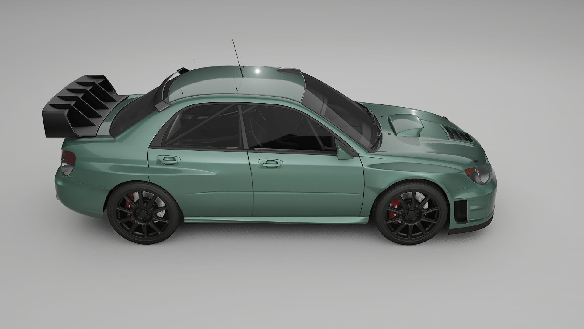 Subaru Impreza WRC GD TPU Paint Protection Film | EVERGREEN Color Change PPF Full Pre-Cut Kit