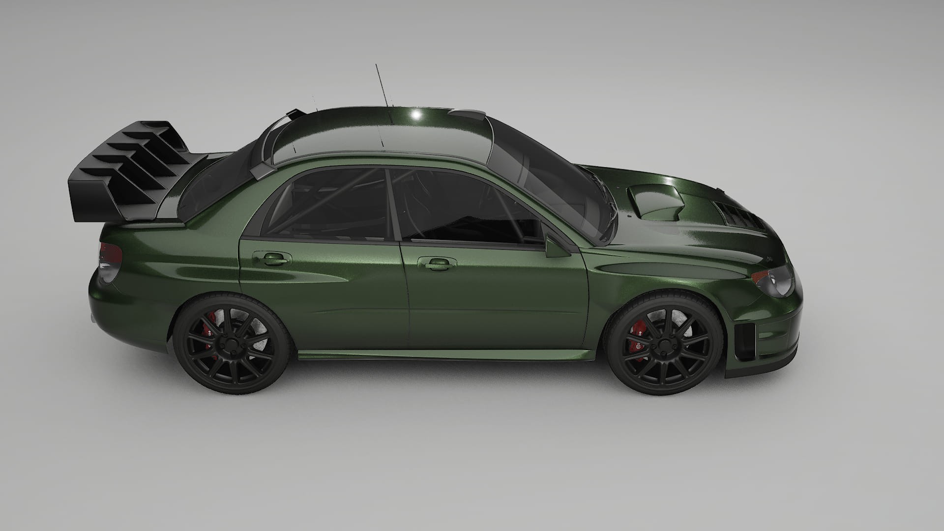 Subaru Impreza WRC GD TPU Paint Protection Film | LAGOON Color Change PPF Full Pre-Cut Kit