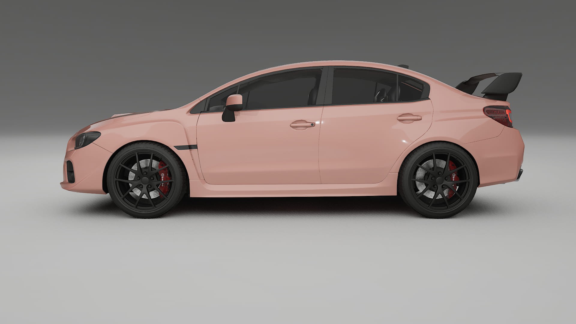 Subaru Impreza WRX Sti VA prefacelift pre-LCI TPU Paint Protection Film | BLUSH Color Change PPF Full Pre-Cut Kit