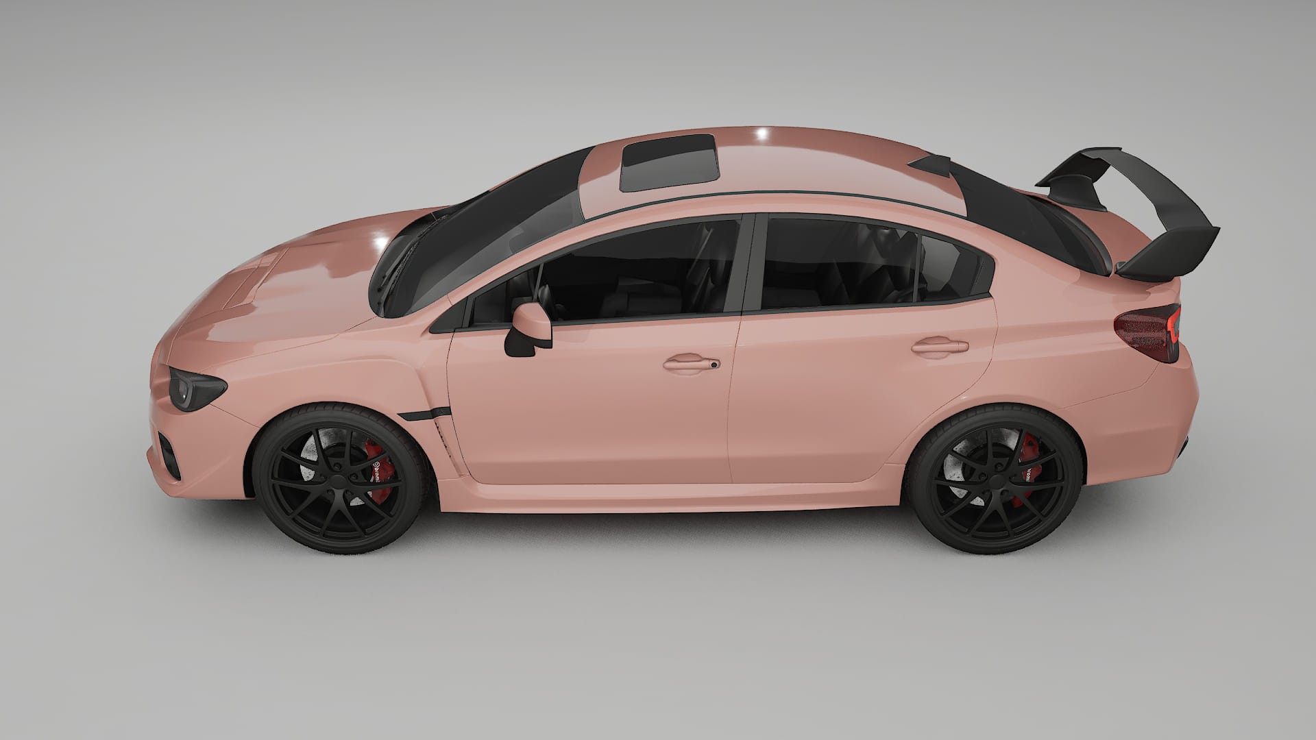 Subaru Impreza WRX Sti VA prefacelift pre-LCI TPU Paint Protection Film | BLUSH Color Change PPF Full Pre-Cut Kit