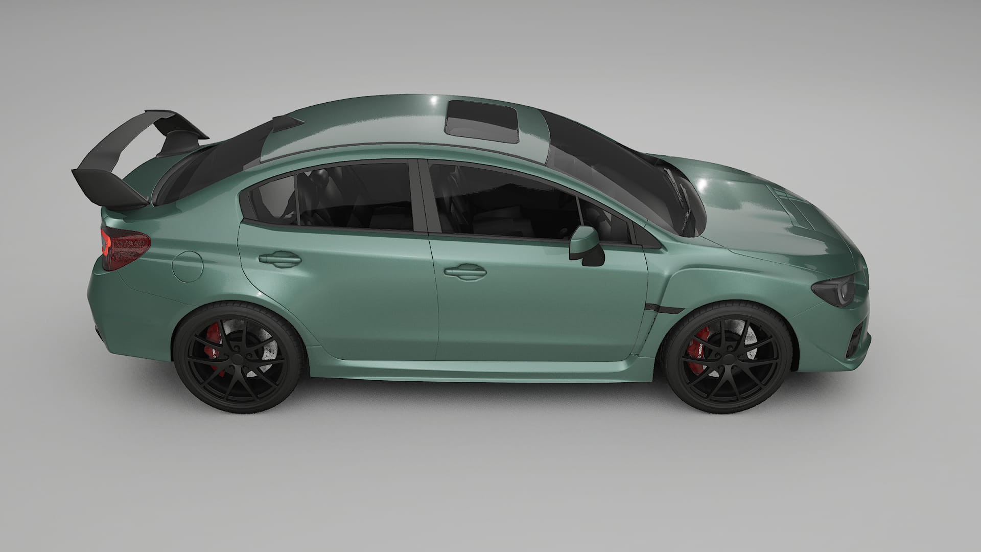 Subaru Impreza WRX Sti VA prefacelift pre-LCI TPU Paint Protection Film | EVERGREEN Color Change PPF Full Pre-Cut Kit